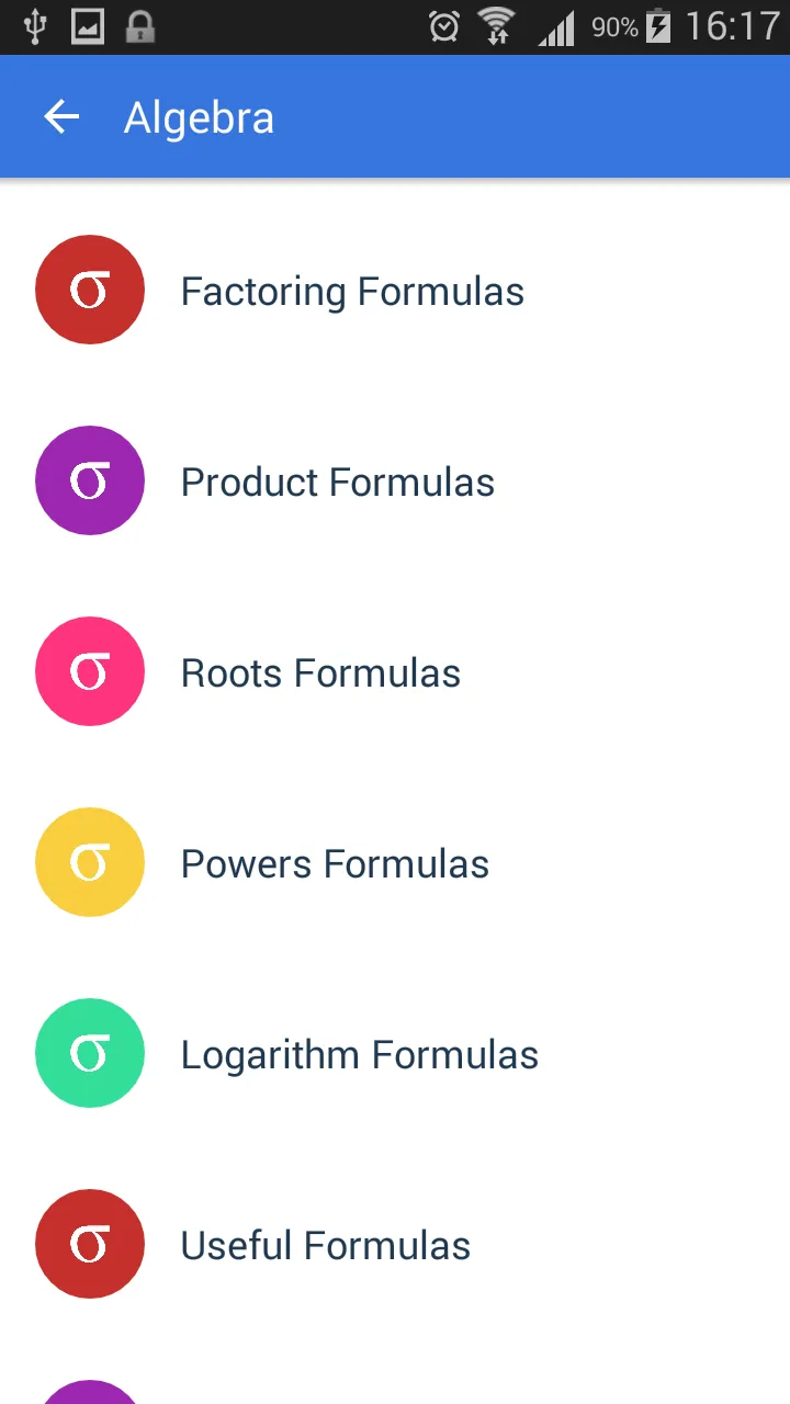 All Math Formulas | Indus Appstore | Screenshot