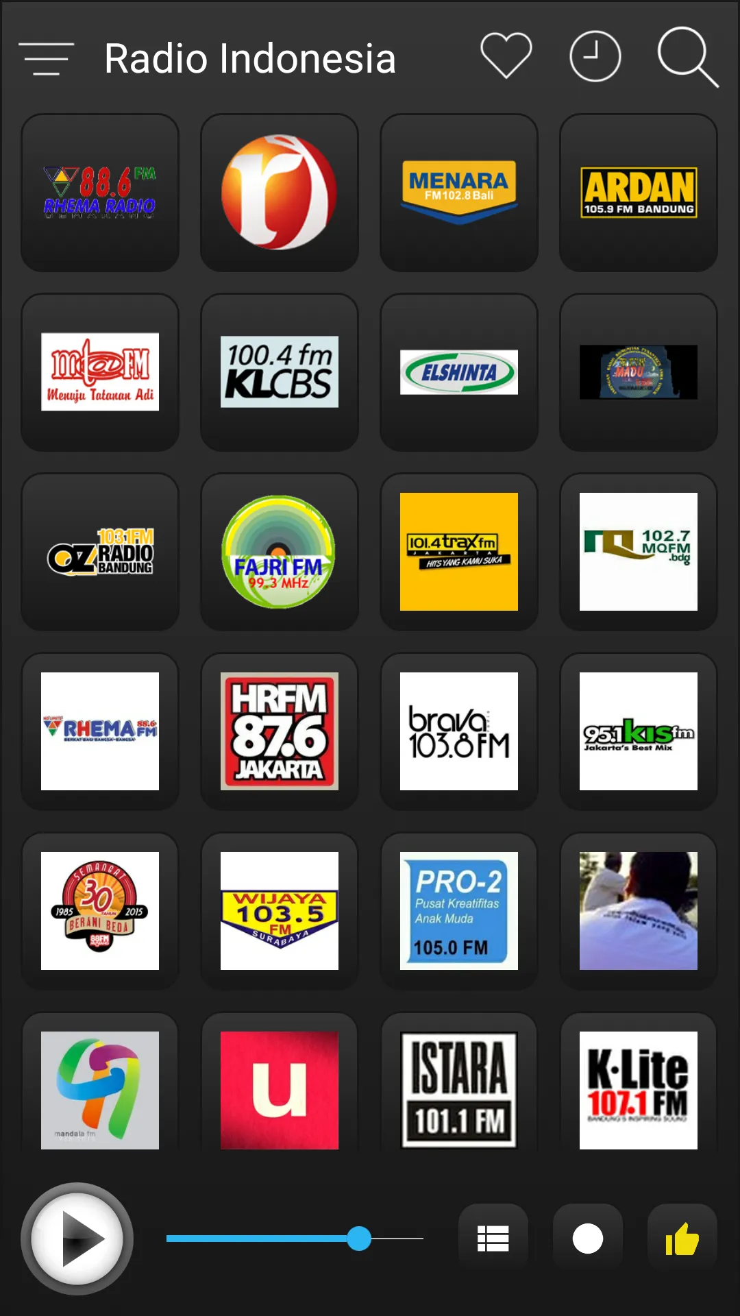 Indonesia Radio FM AM Music | Indus Appstore | Screenshot