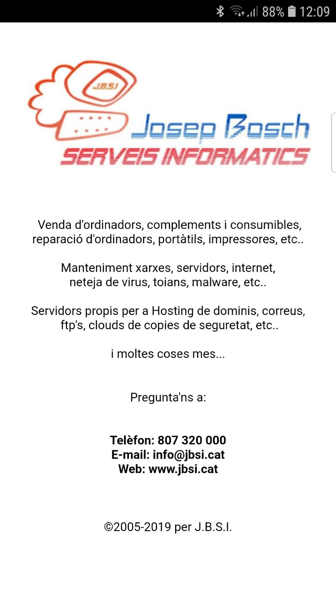 Josep Bosch - Serveis Informàt | Indus Appstore | Screenshot