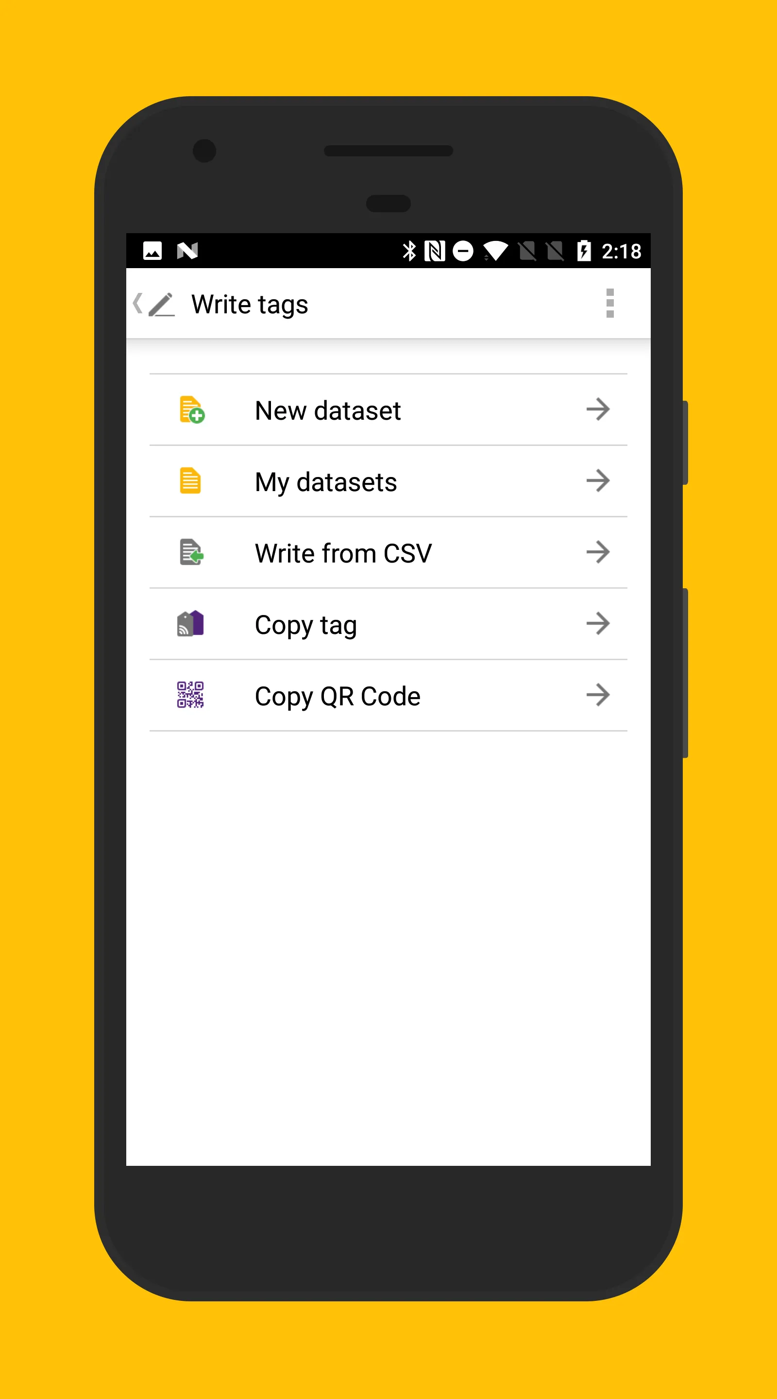 NFC TagWriter by NXP | Indus Appstore | Screenshot