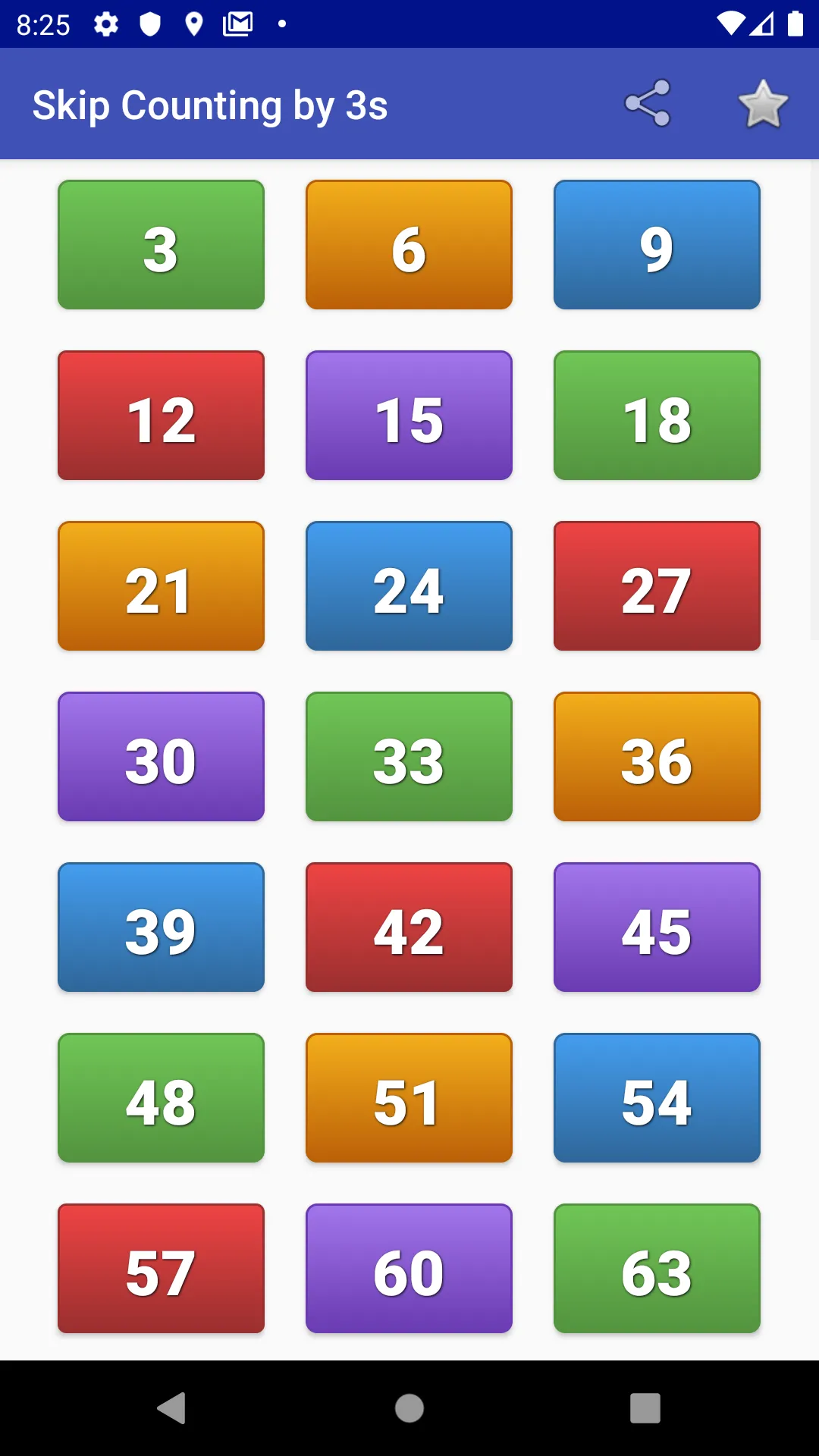 Skip Counting for Kids | Indus Appstore | Screenshot