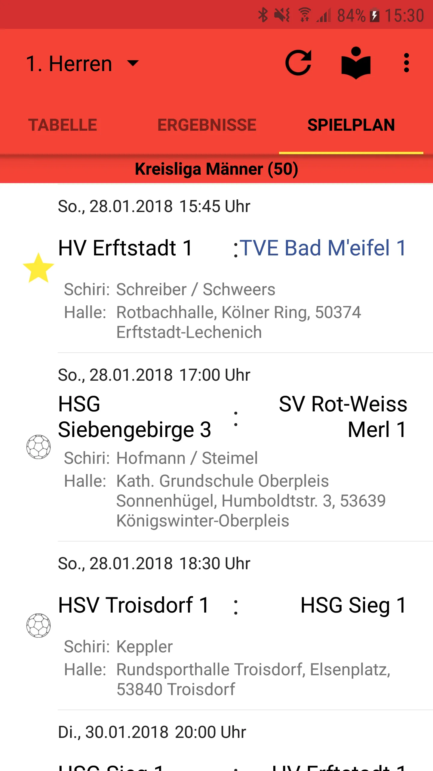 TVE Bad Münstereifel Handball | Indus Appstore | Screenshot