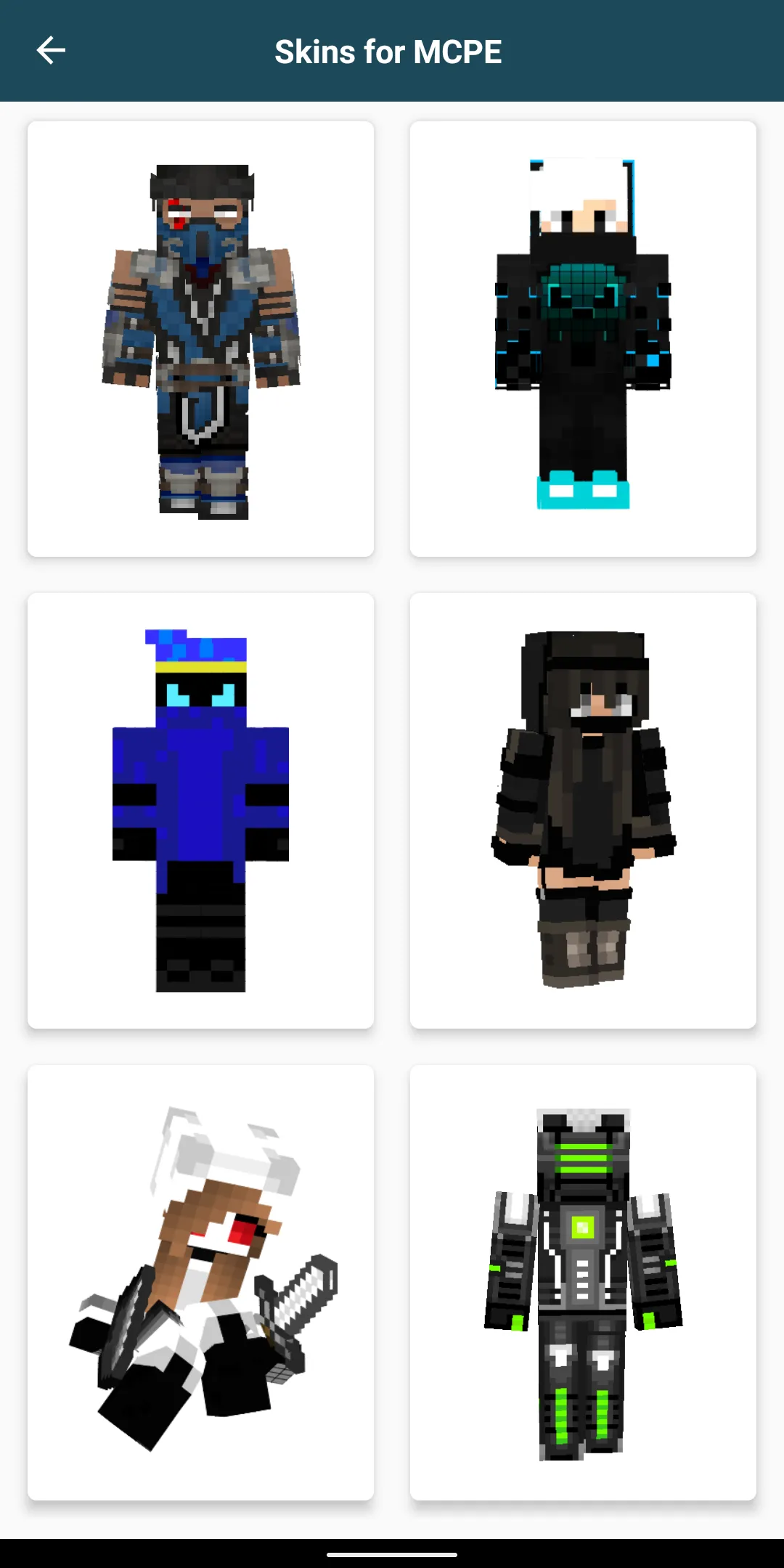 Ninja Skins for Minecraft PE | Indus Appstore | Screenshot