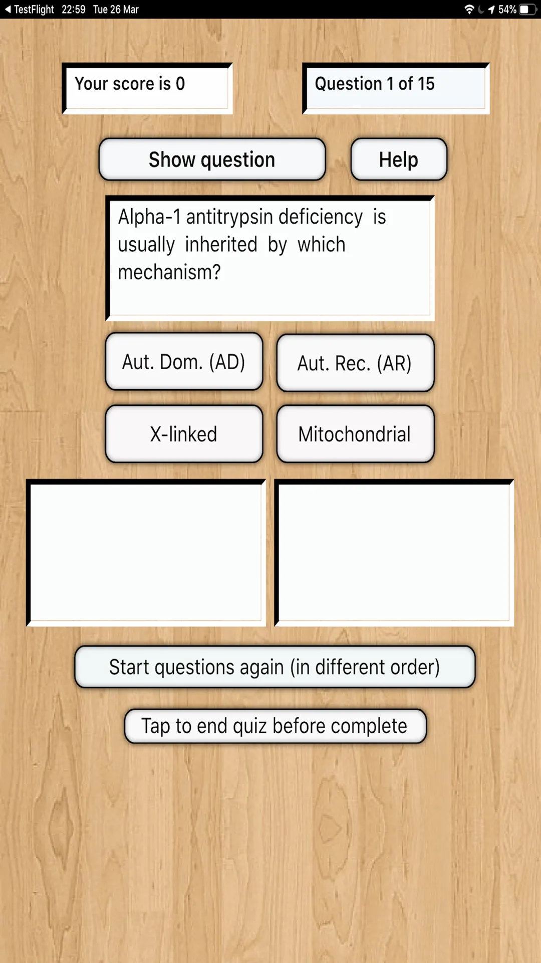 Genetic Inheritance Quiz C | Indus Appstore | Screenshot