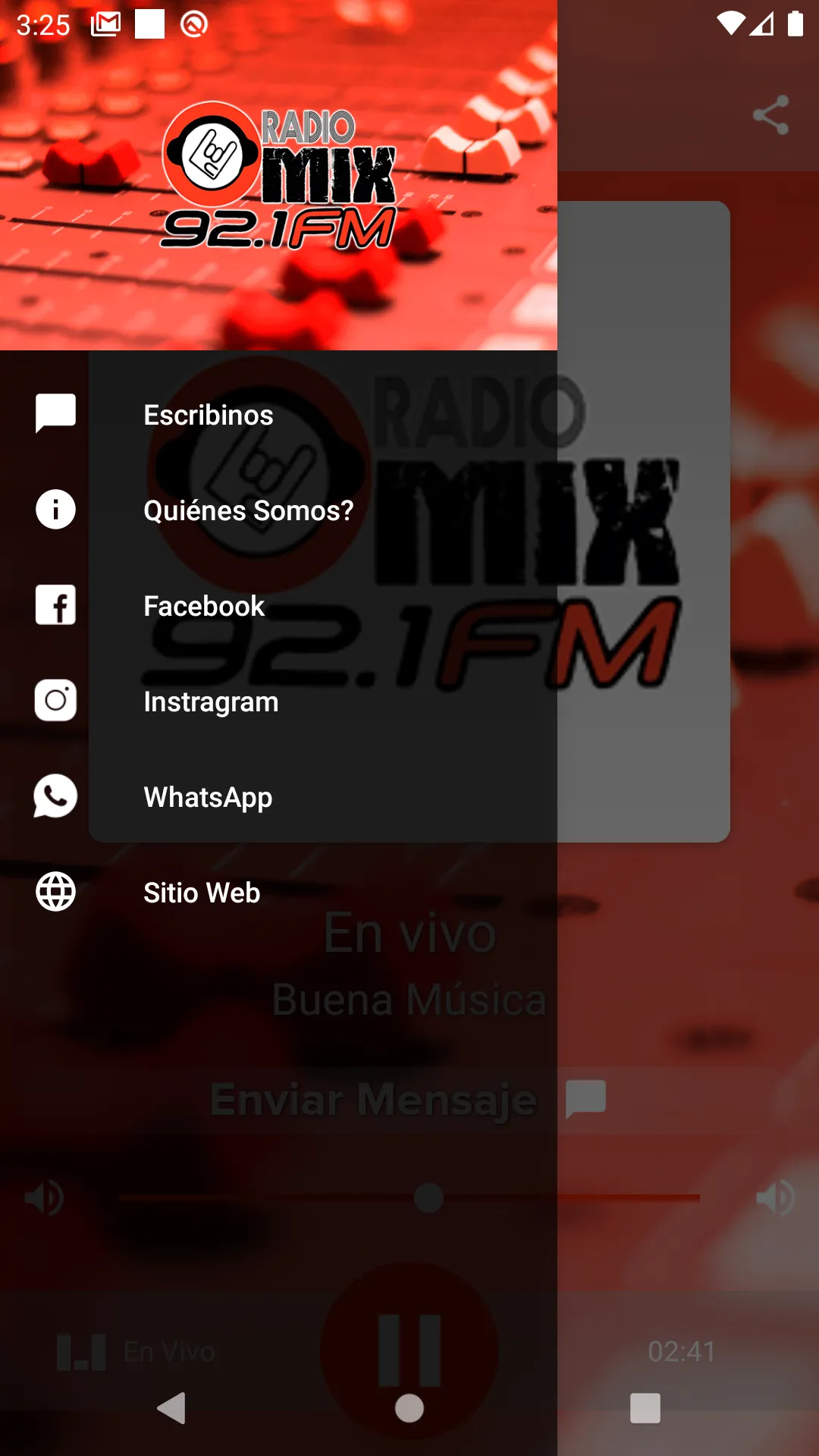 Radio Mix 92.1 FM | Indus Appstore | Screenshot