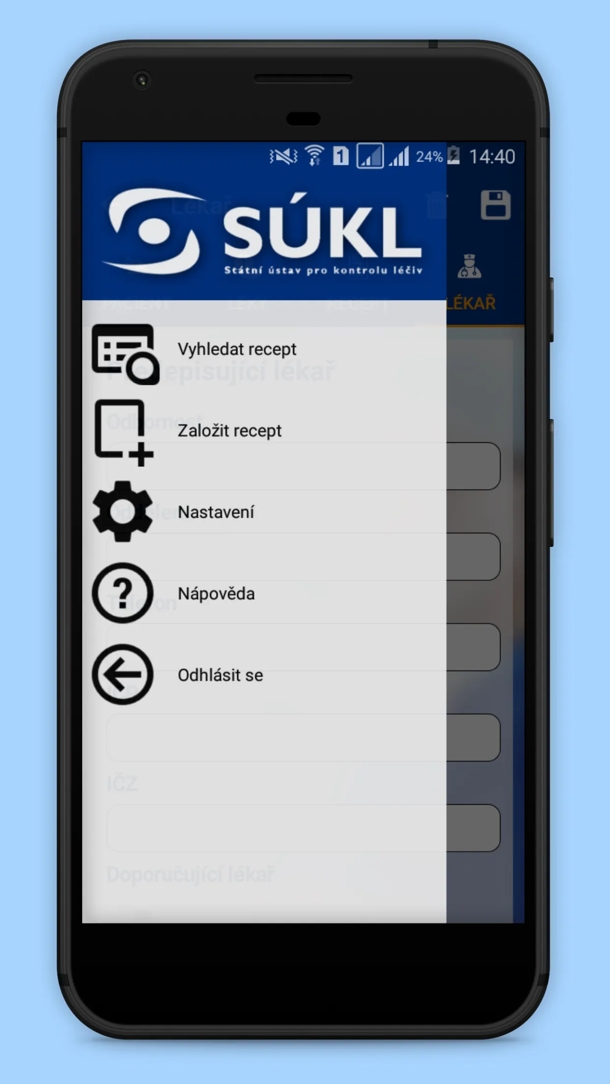 eRecept Lékař | Indus Appstore | Screenshot