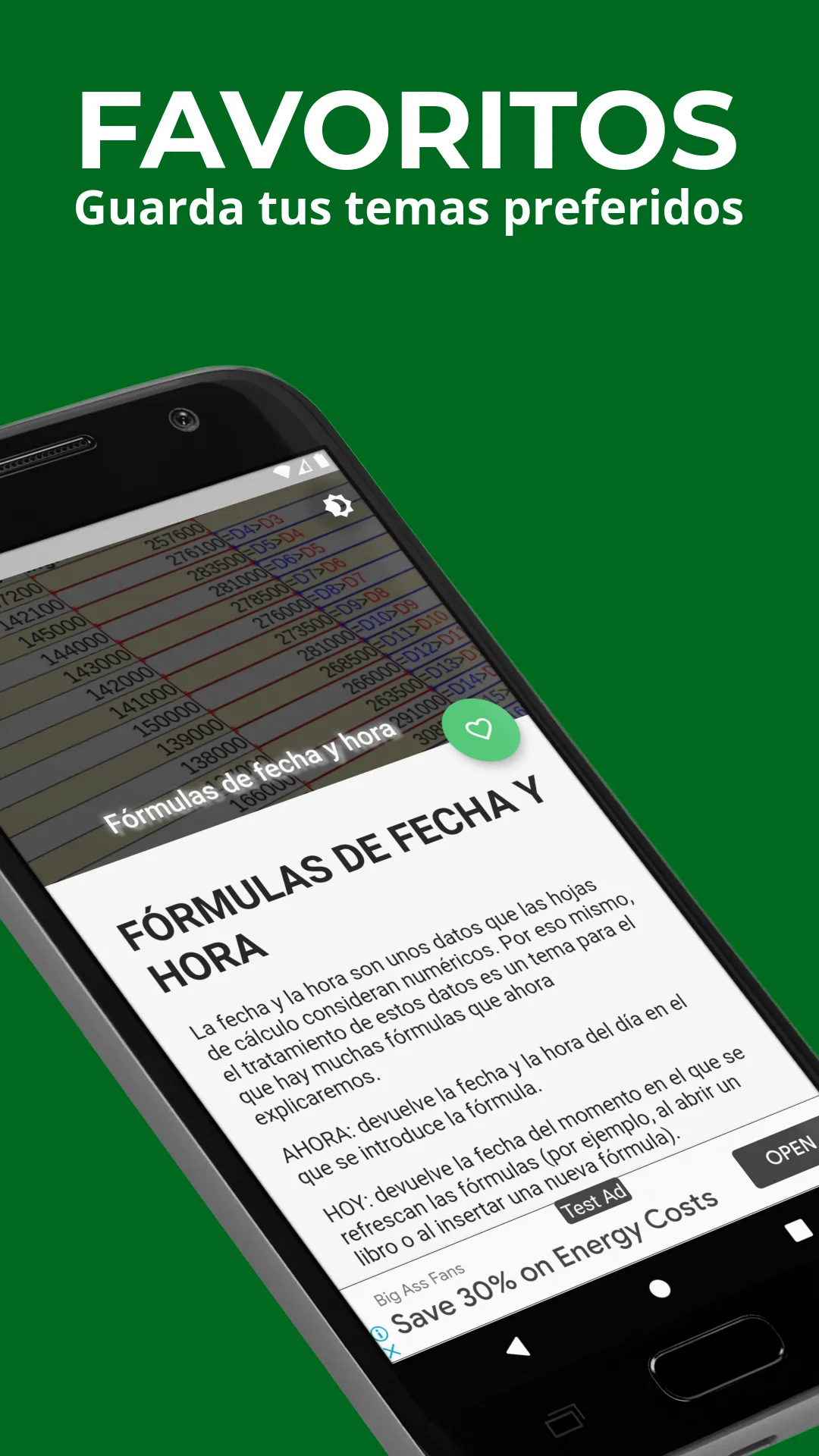 Formulas Hoja de calculo | Indus Appstore | Screenshot