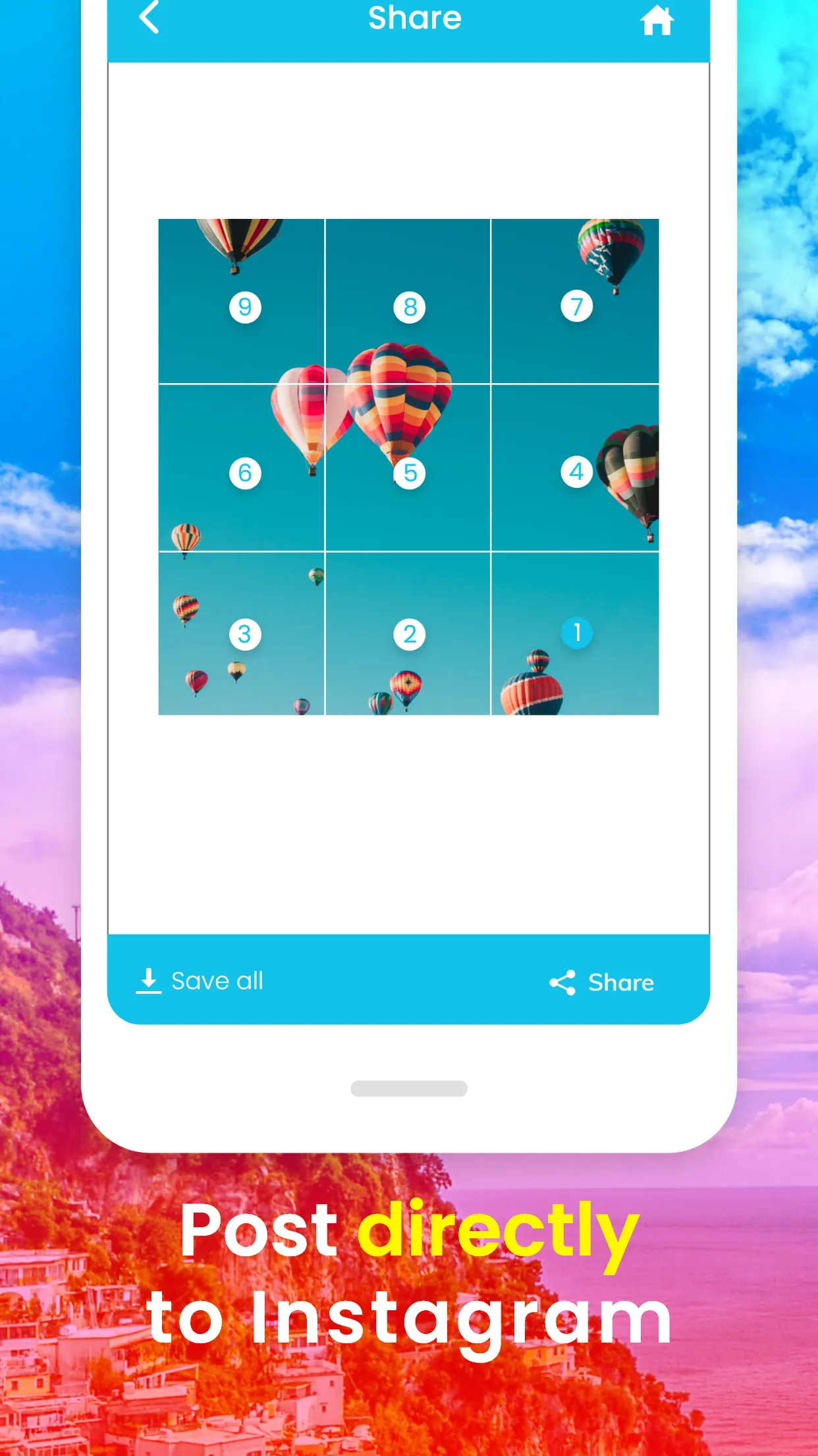 9Cut - Photo Layout Grid Maker | Indus Appstore | Screenshot