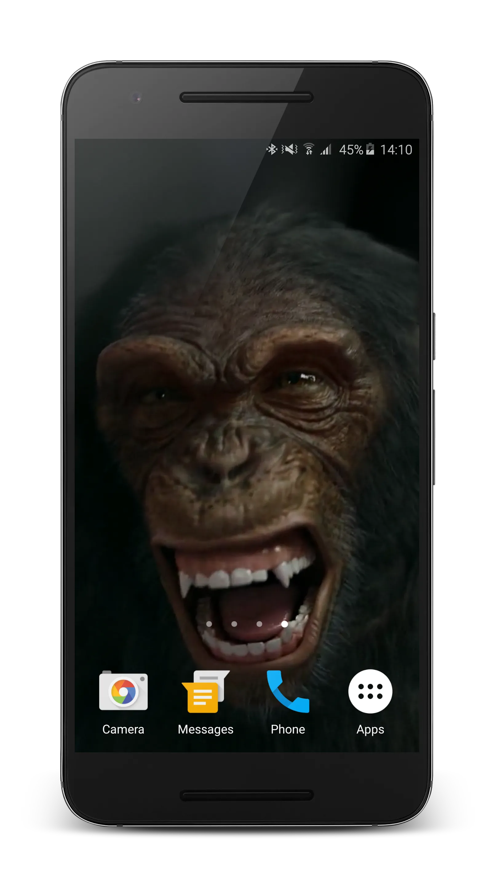 Talking Monkey Live Wallpaper | Indus Appstore | Screenshot