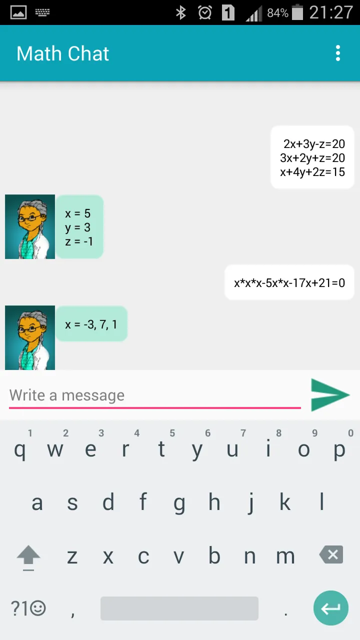 Math Chat | Indus Appstore | Screenshot