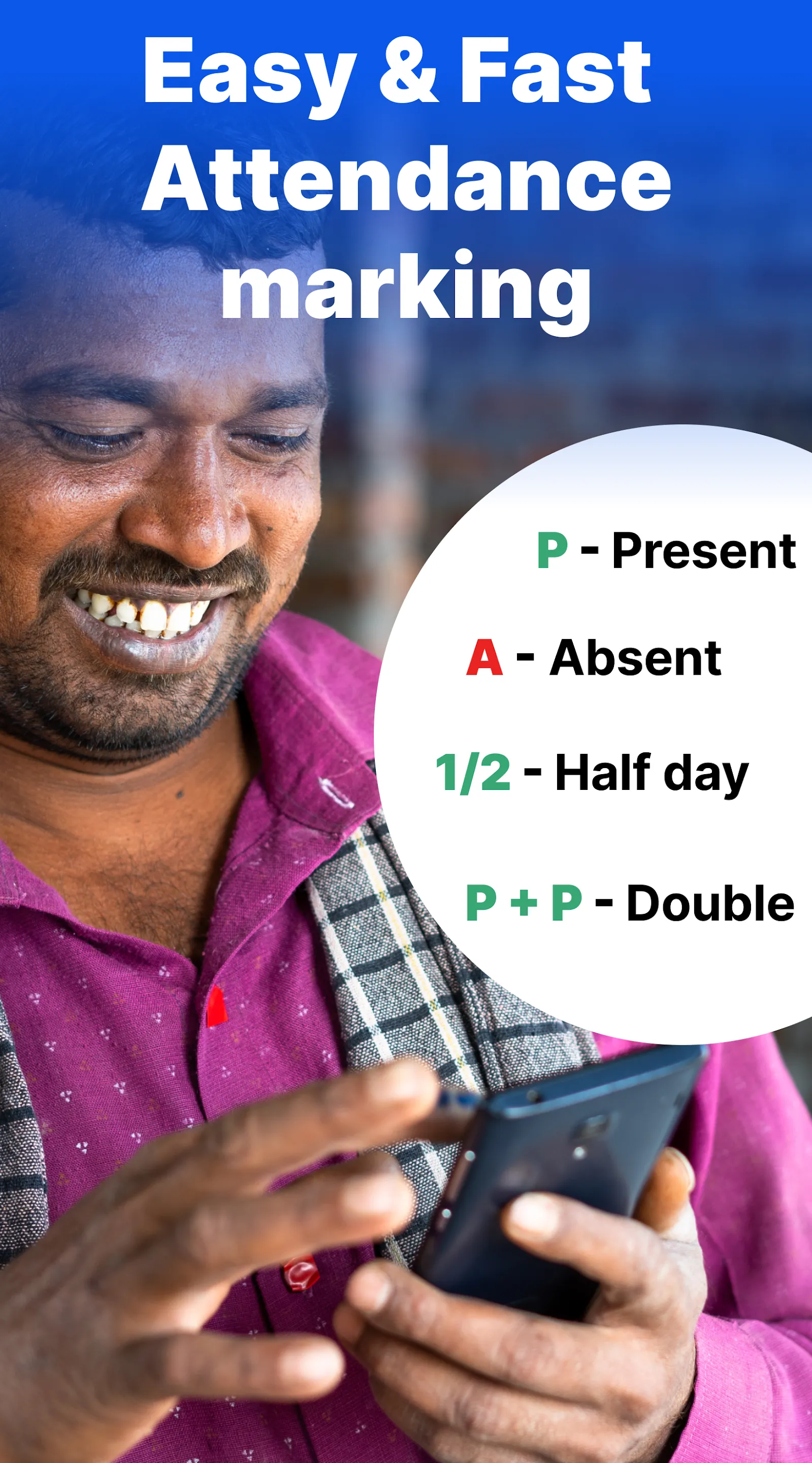 Daily attendance register | Indus Appstore | Screenshot