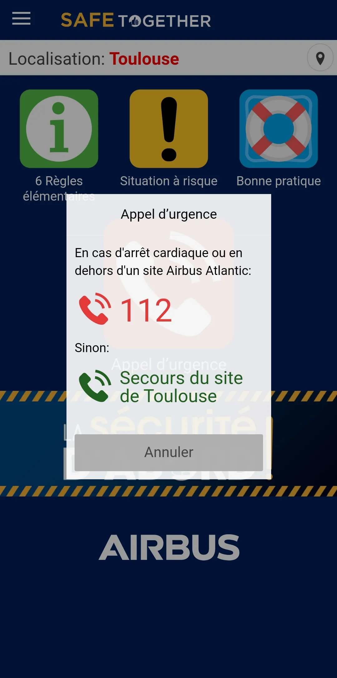 Safe Together AIRBUS Atlantic | Indus Appstore | Screenshot