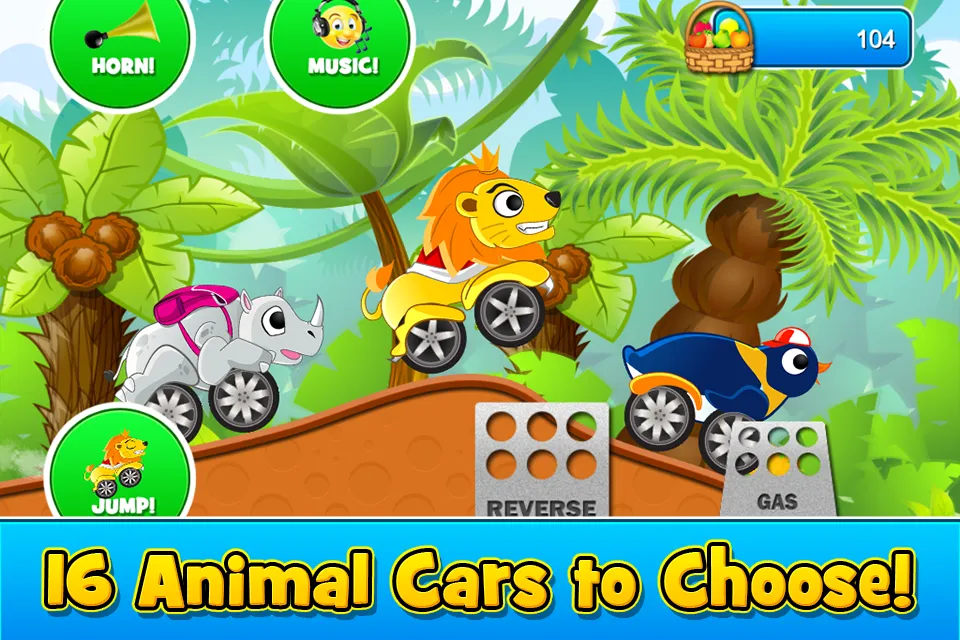 Animal Cars Kids Racing Game | Indus Appstore | Screenshot