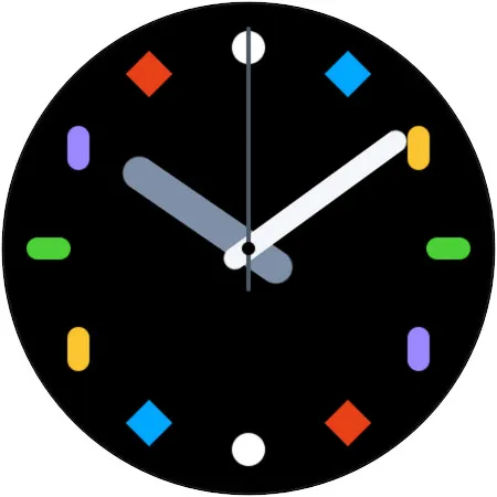 WES21 - Colorful Watch Face | Indus Appstore | Screenshot