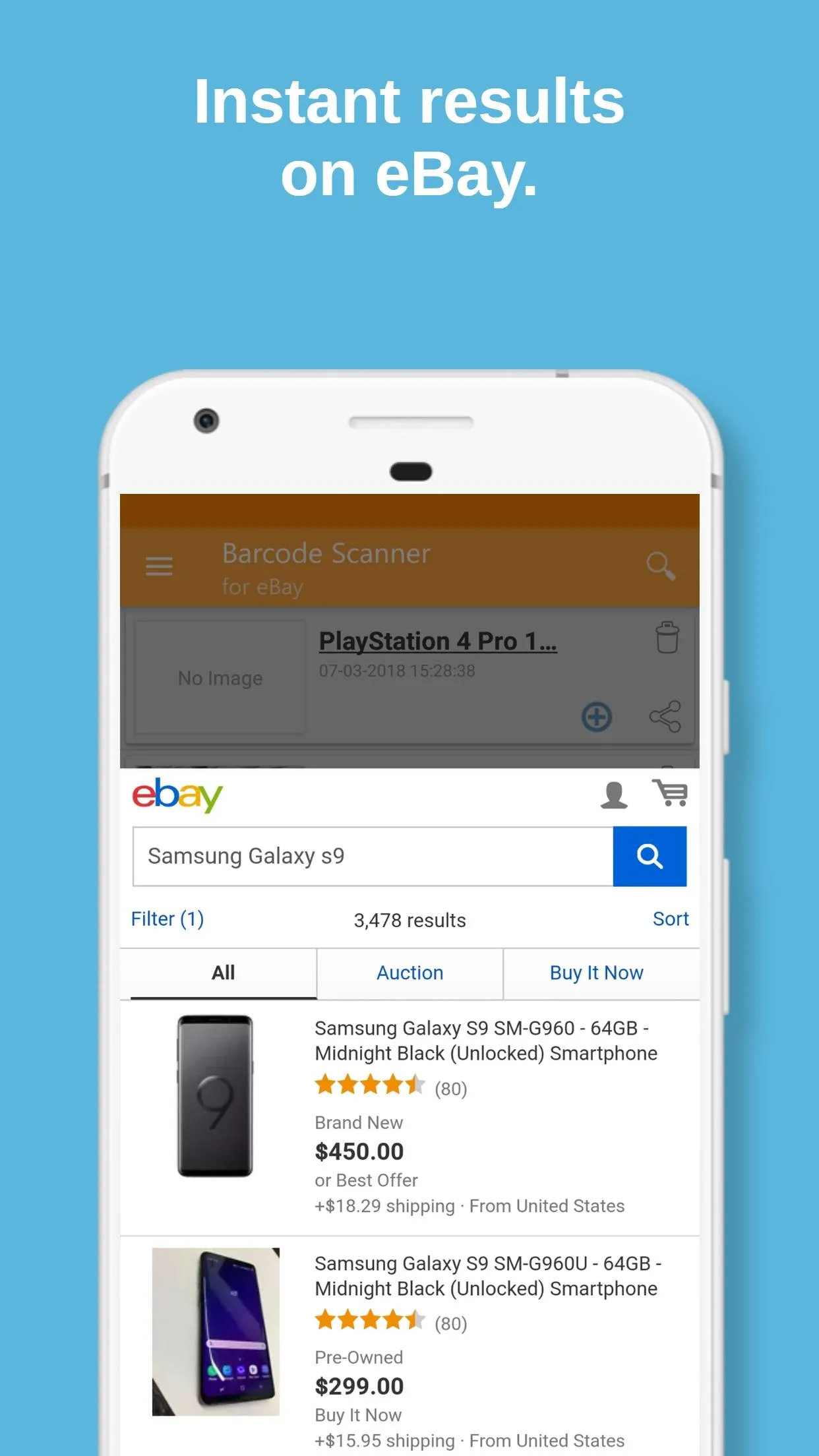 Barcode Scanner For eBay | Indus Appstore | Screenshot