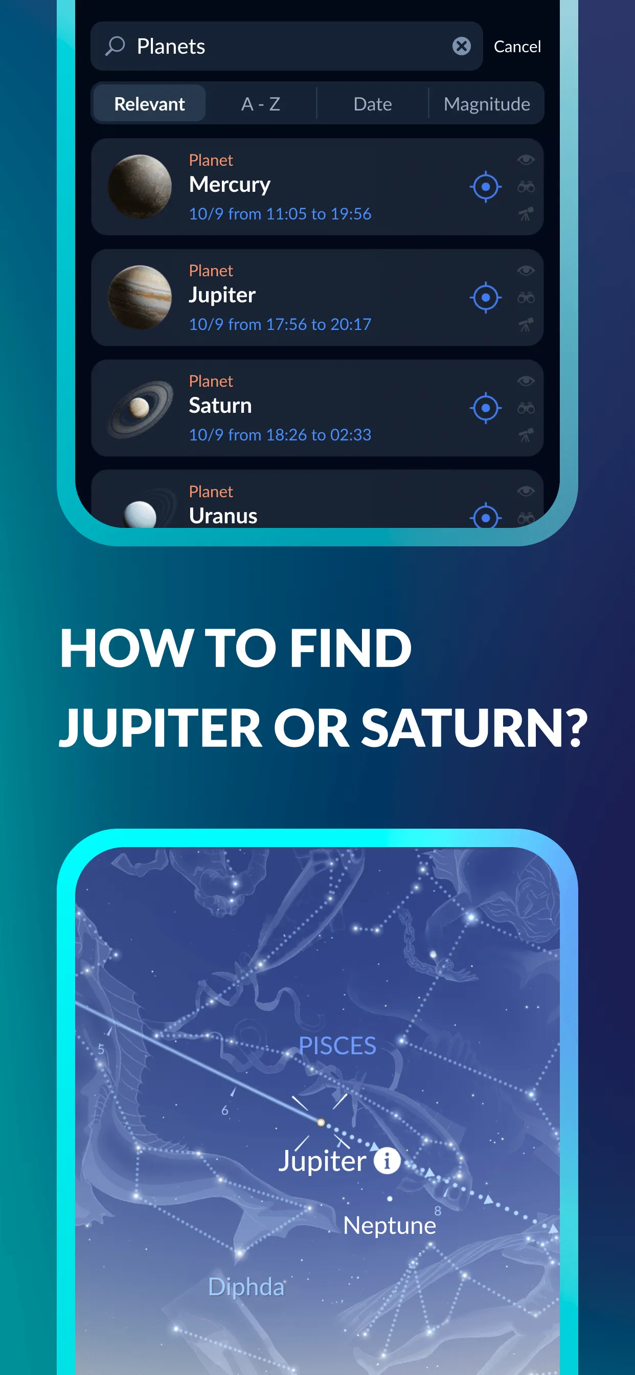 Sky Tonight - Star Gazer Guide | Indus Appstore | Screenshot