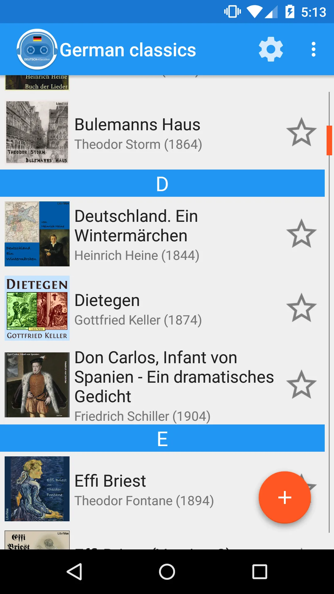 AudioBooks: German classics | Indus Appstore | Screenshot