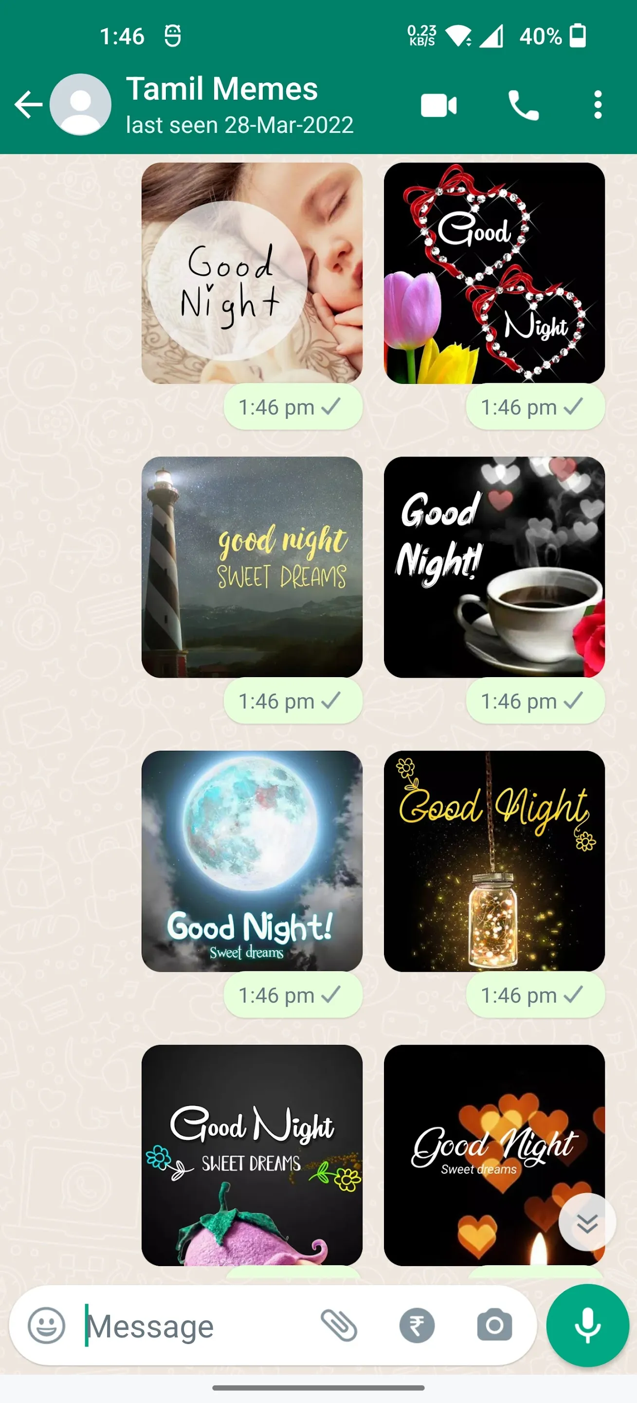 Good Night Stickers | Indus Appstore | Screenshot