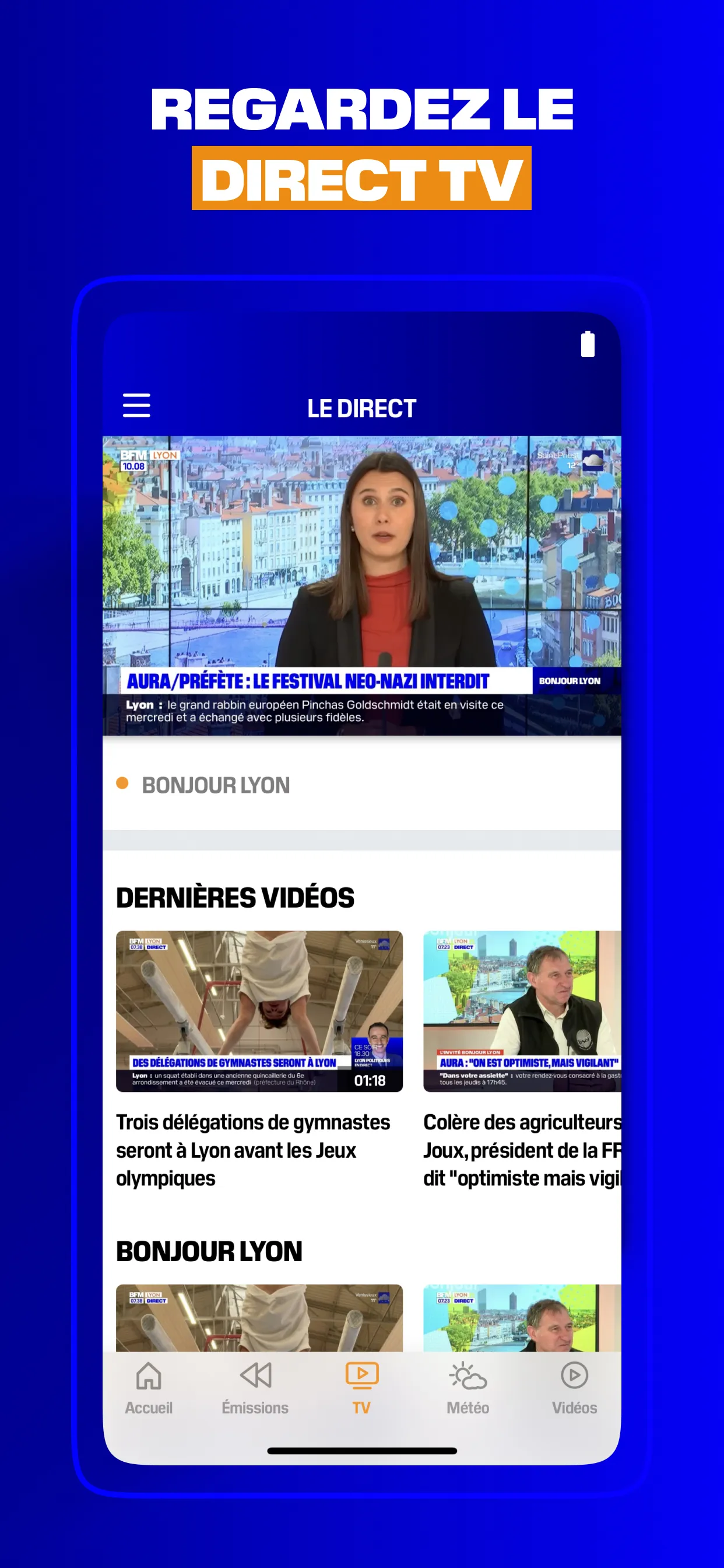 BFM Lyon - news et météo | Indus Appstore | Screenshot