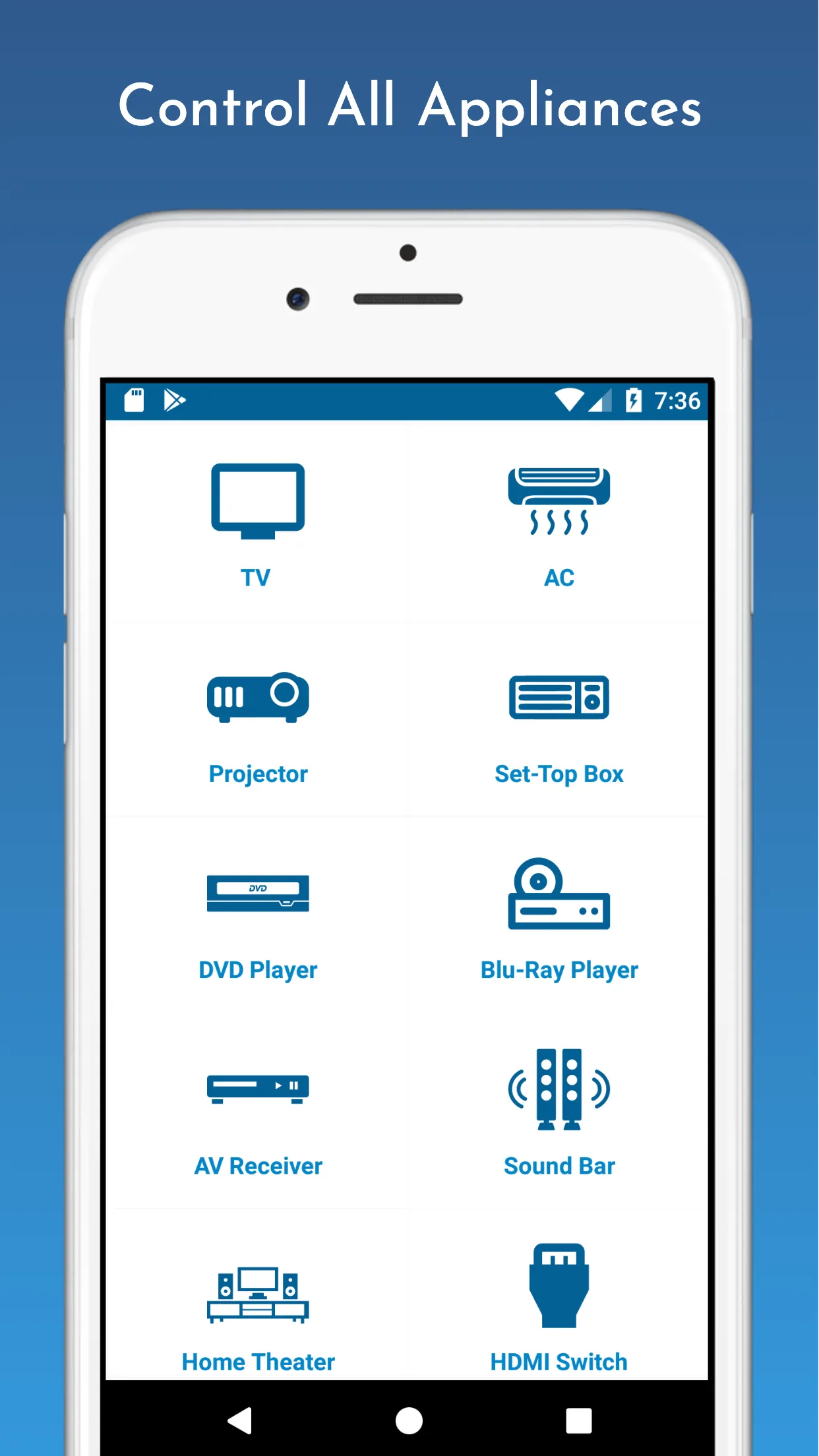 Universal Remote Control | Indus Appstore | Screenshot