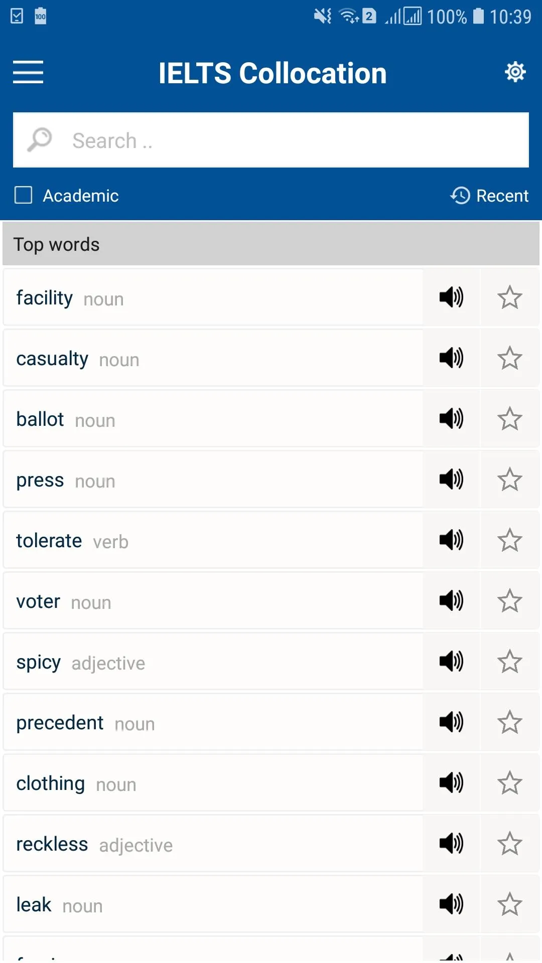 IELTS Collocations | Indus Appstore | Screenshot