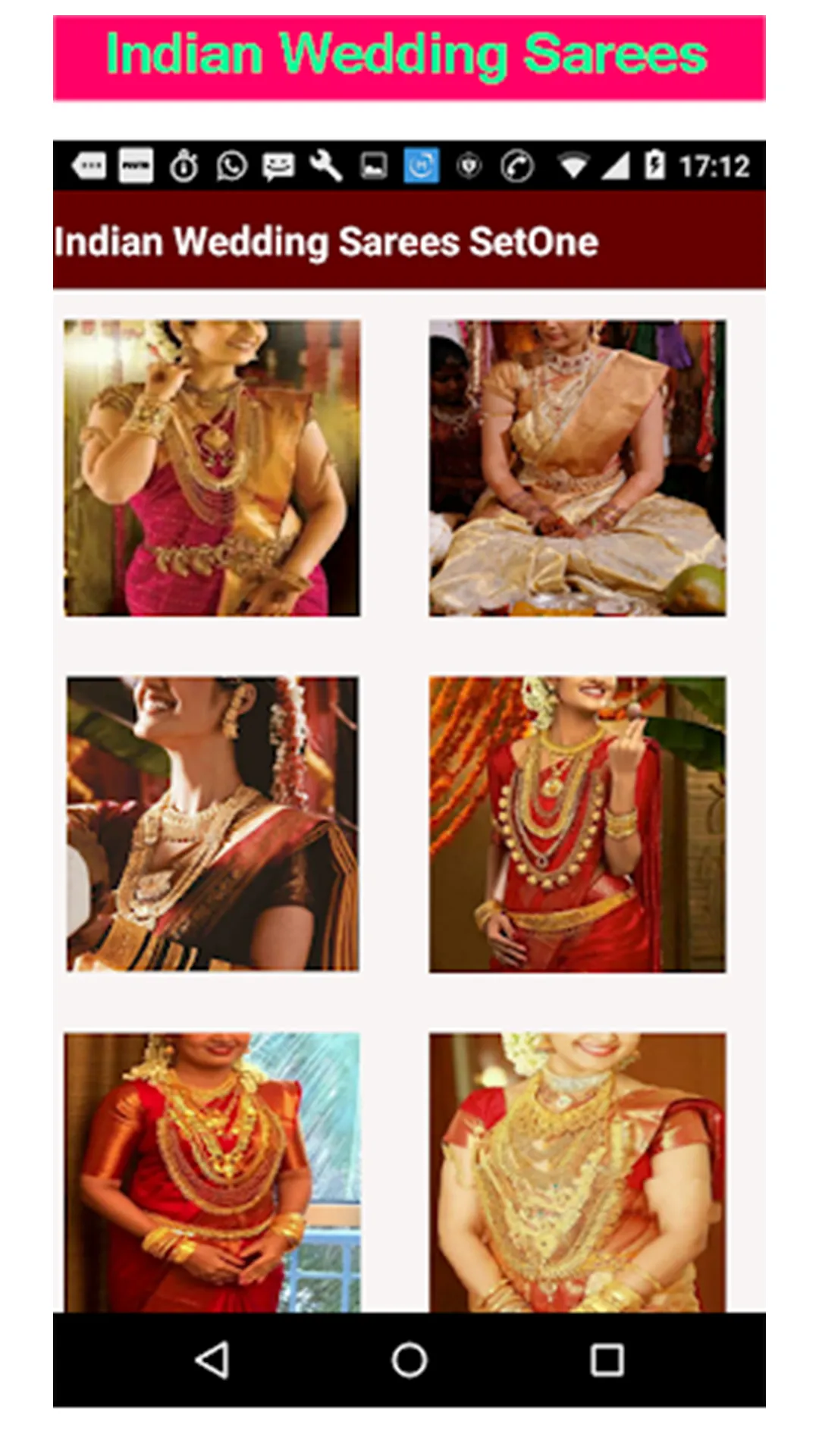 Indian Wedding Sarees | Indus Appstore | Screenshot