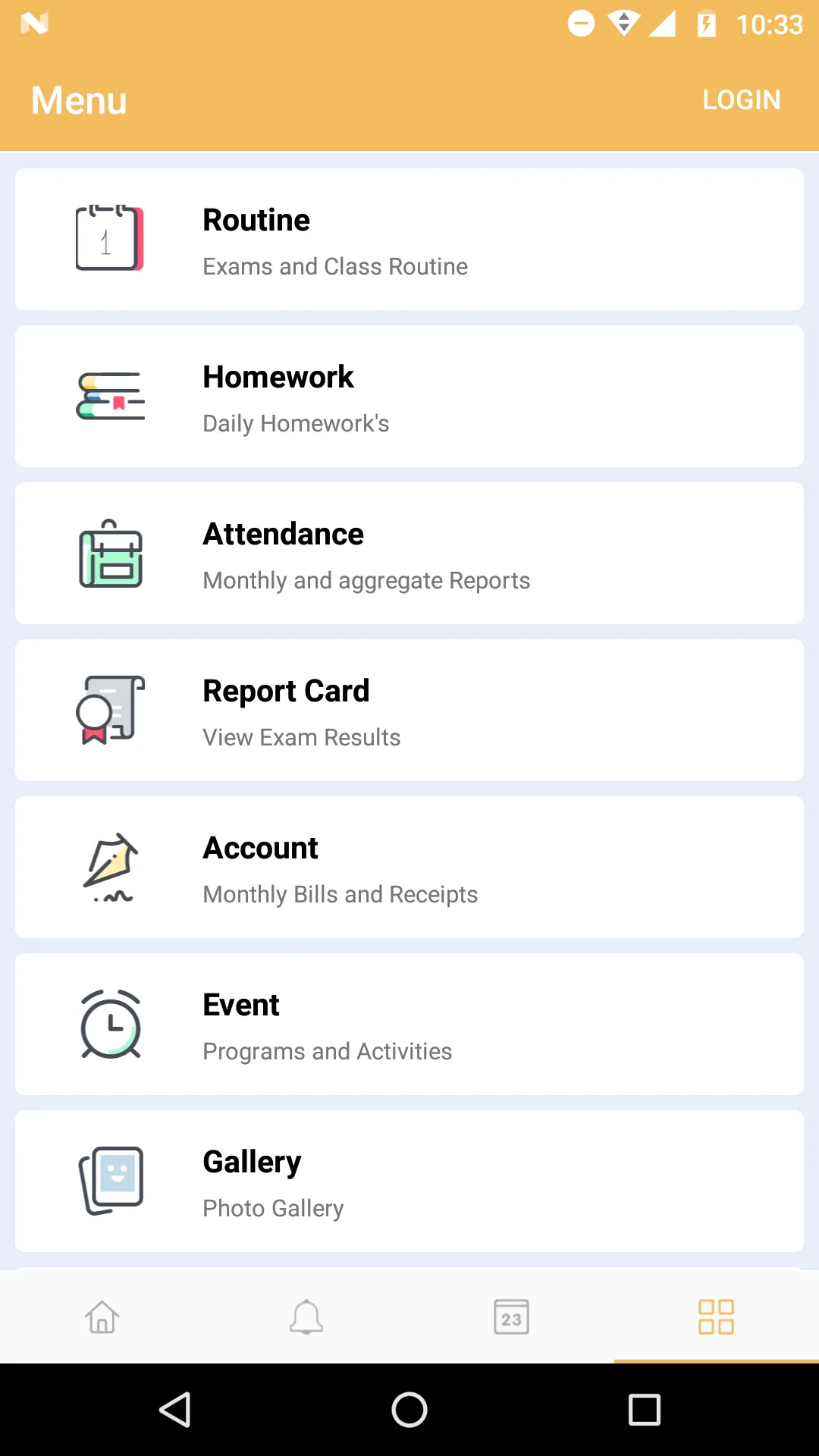 New Horizon School | Indus Appstore | Screenshot