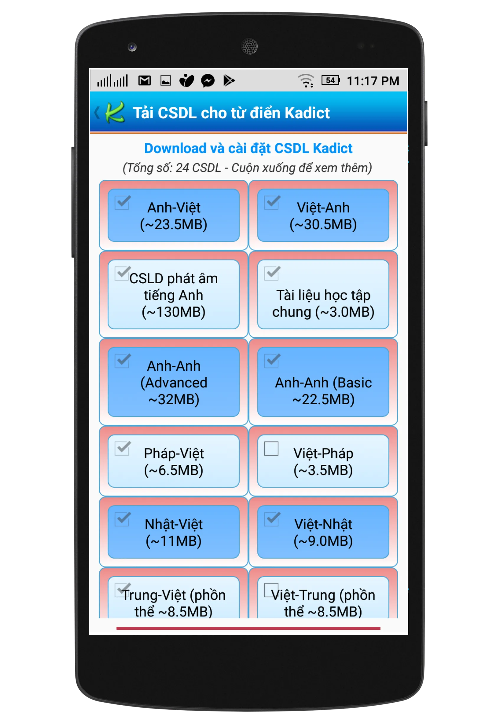 Kadict - từ điển Việt | Indus Appstore | Screenshot