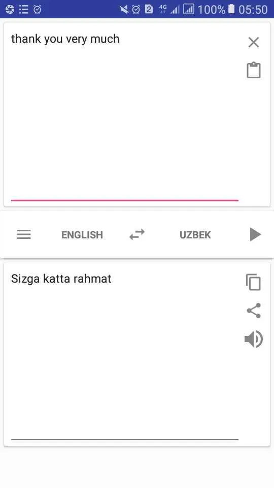 Uzbek English Translator | Indus Appstore | Screenshot