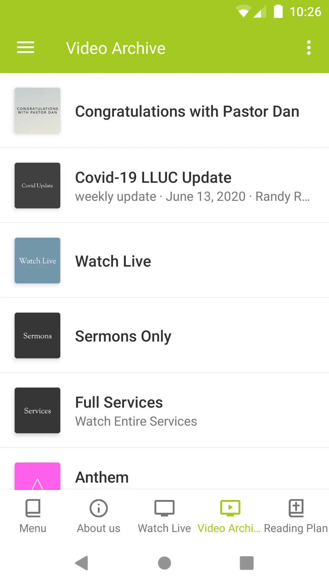 Loma Linda University Church | Indus Appstore | Screenshot