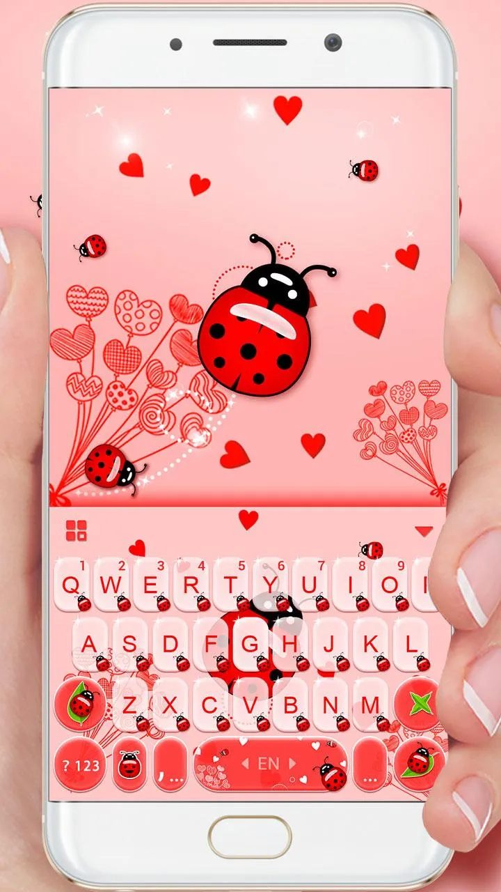 Sweet Ladybird Keyboard Theme | Indus Appstore | Screenshot