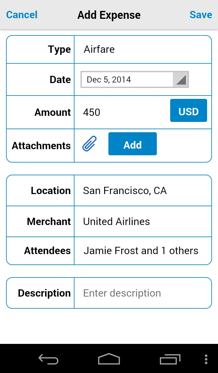 Oracle Fusion Expenses | Indus Appstore | Screenshot