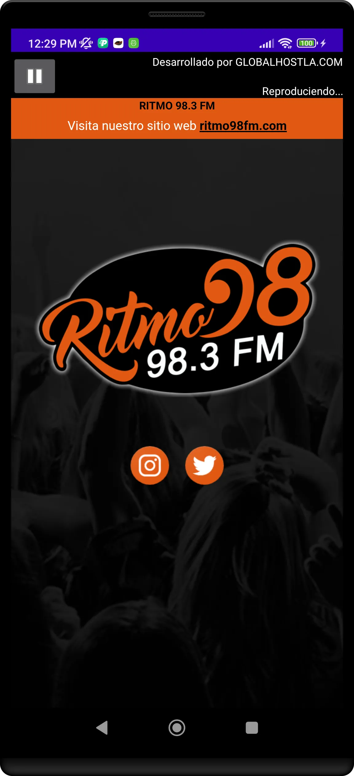 RITMO 98.3 FM | Indus Appstore | Screenshot