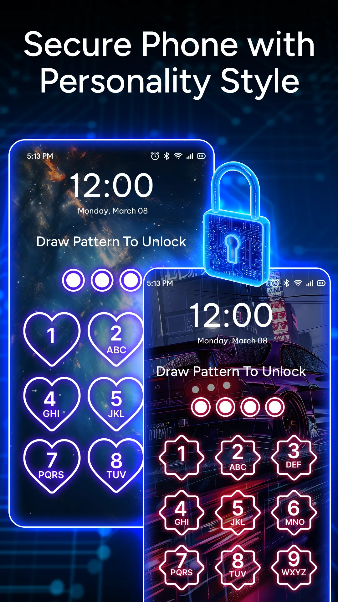 Pattern Photo Lock Screen | Indus Appstore | Screenshot