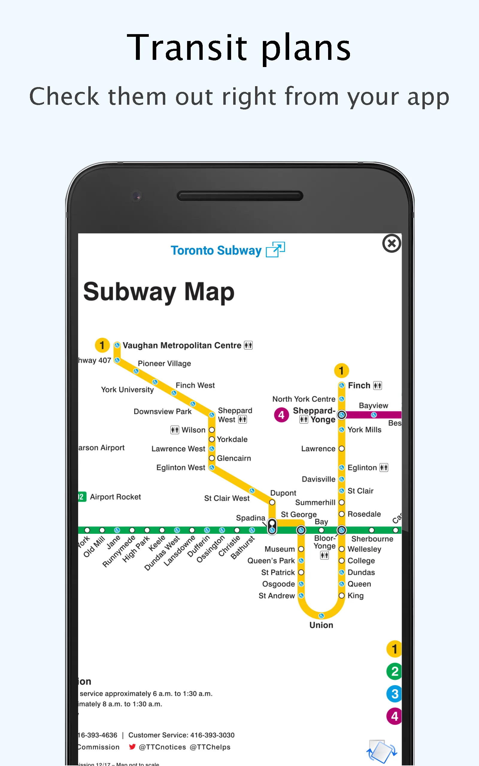 Toronto Public Transport Times | Indus Appstore | Screenshot