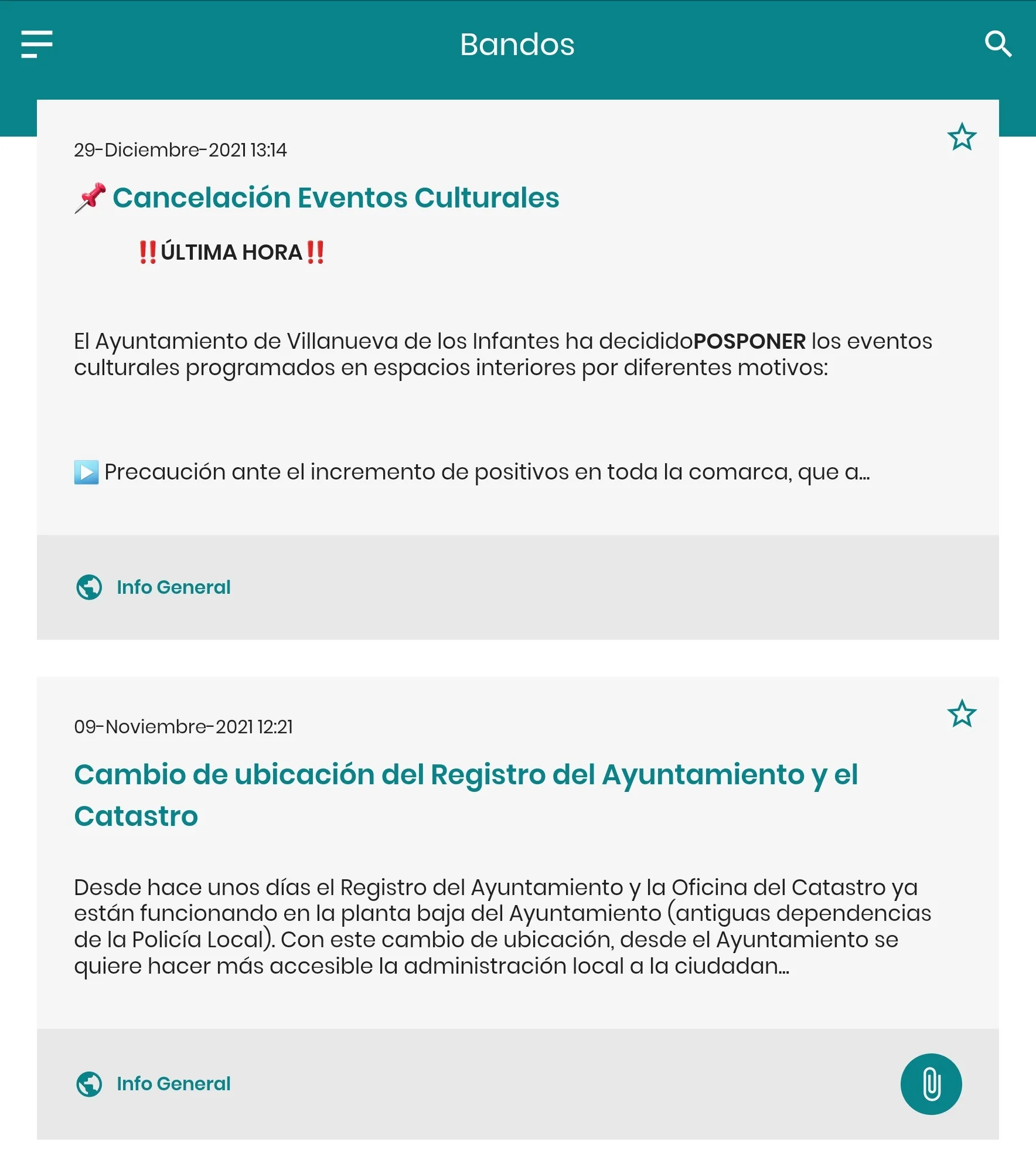 Villanueva de los Infantes Inf | Indus Appstore | Screenshot