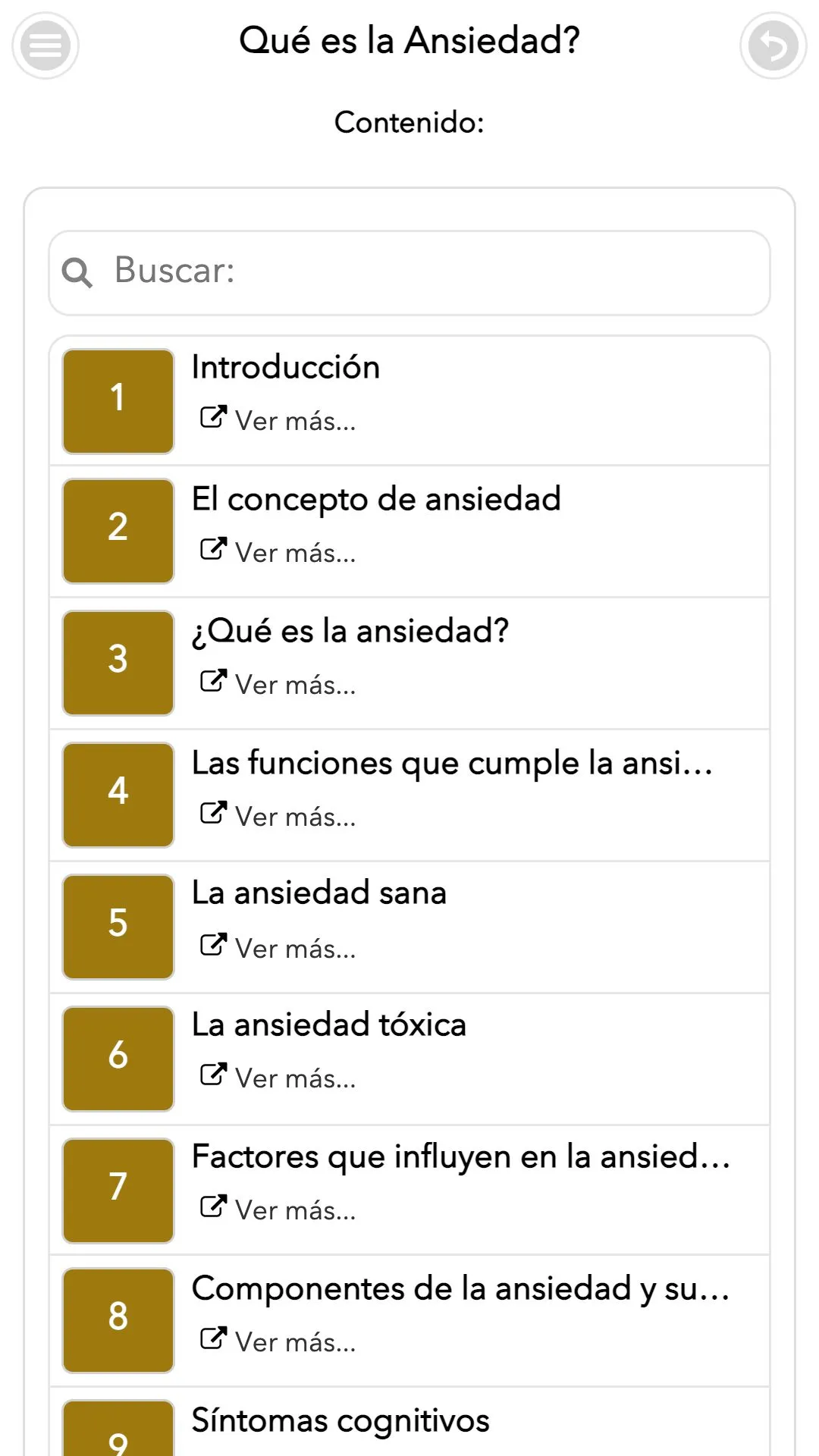 Qué es la Ansiedad | Indus Appstore | Screenshot