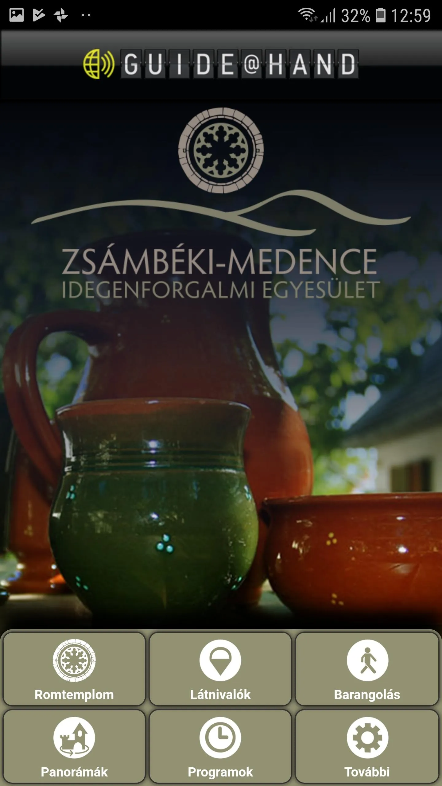 Zsámbéki-medence GUIDE@HAND | Indus Appstore | Screenshot