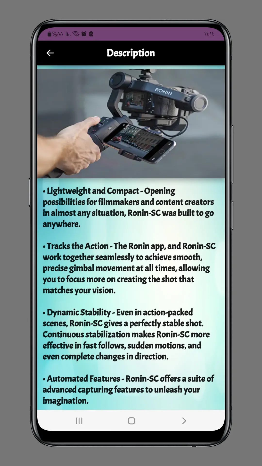 dji ronin sc guide | Indus Appstore | Screenshot