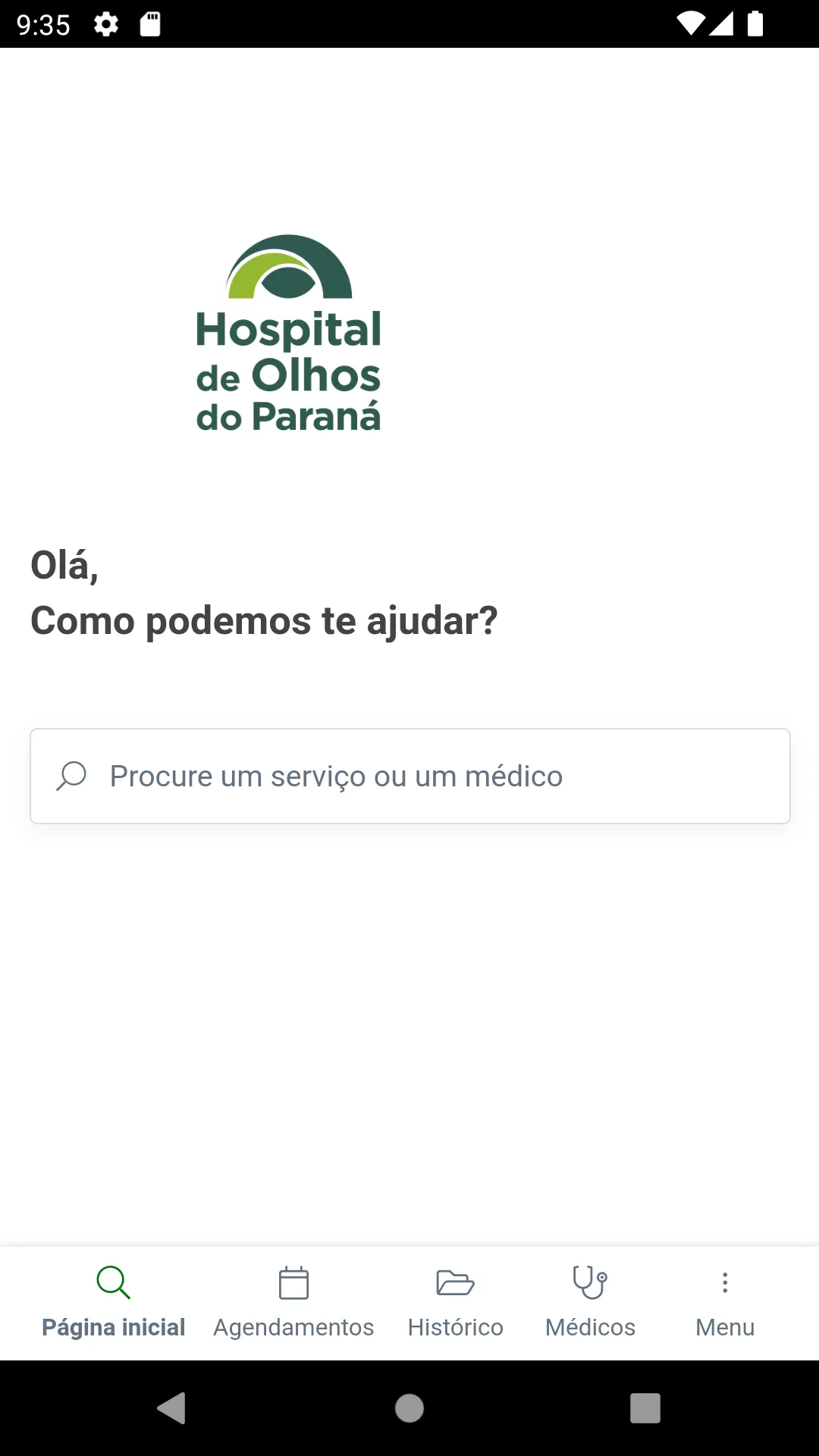 Hospital de Olhos do Paraná | Indus Appstore | Screenshot