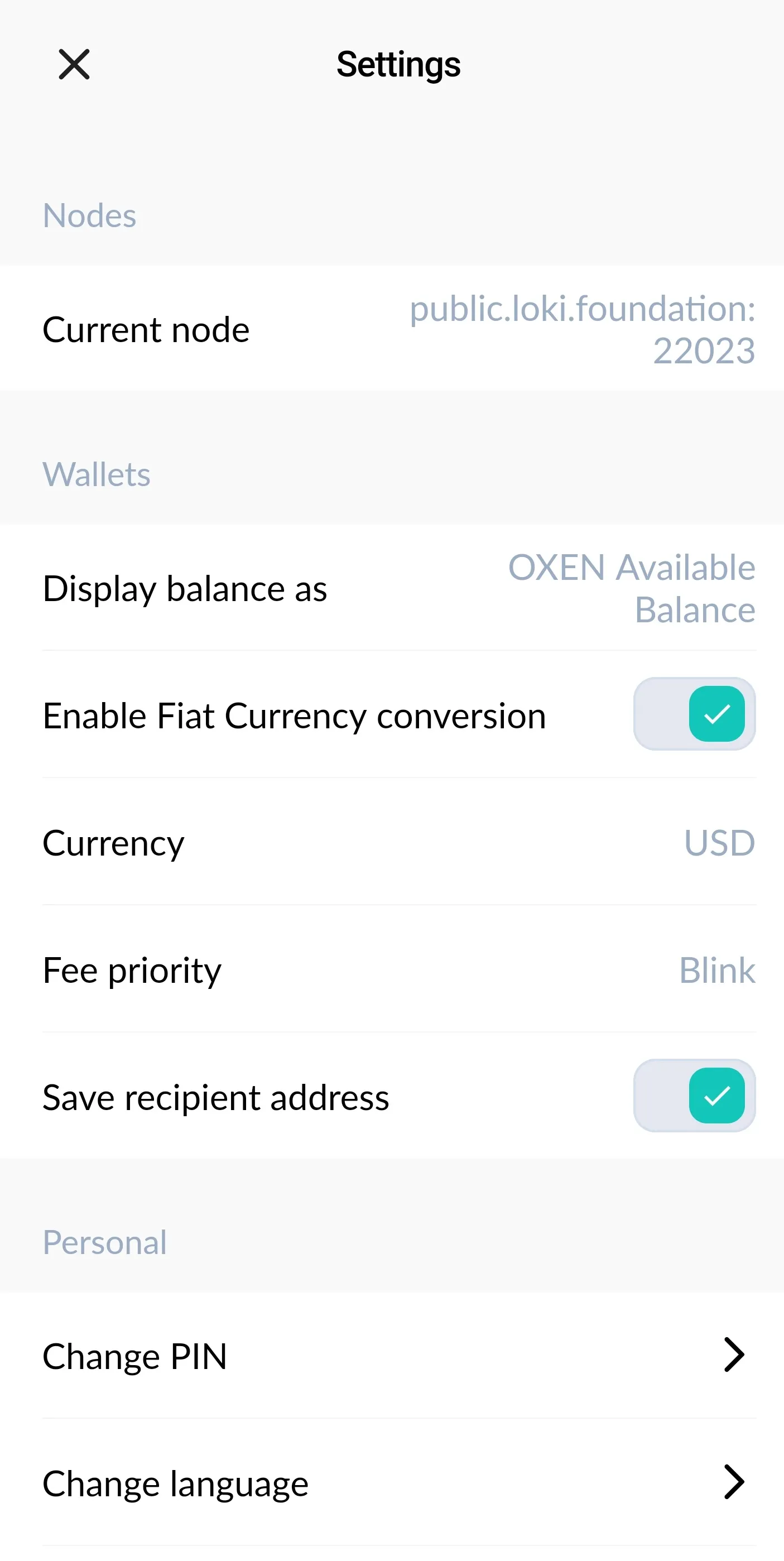 Oxen Wallet | Indus Appstore | Screenshot