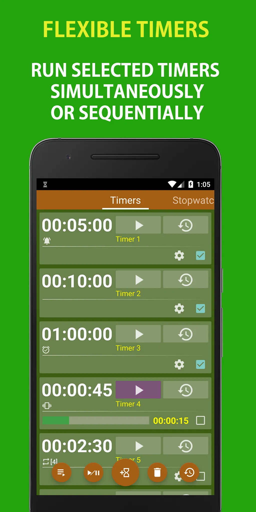 Multi Timer and Stopwatch | Indus Appstore | Screenshot