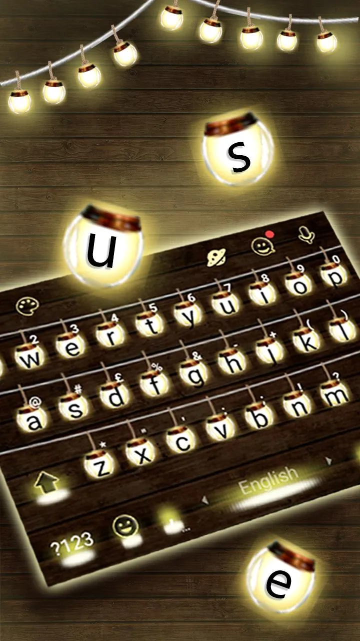 Warm Light Lanterns Keyboard T | Indus Appstore | Screenshot