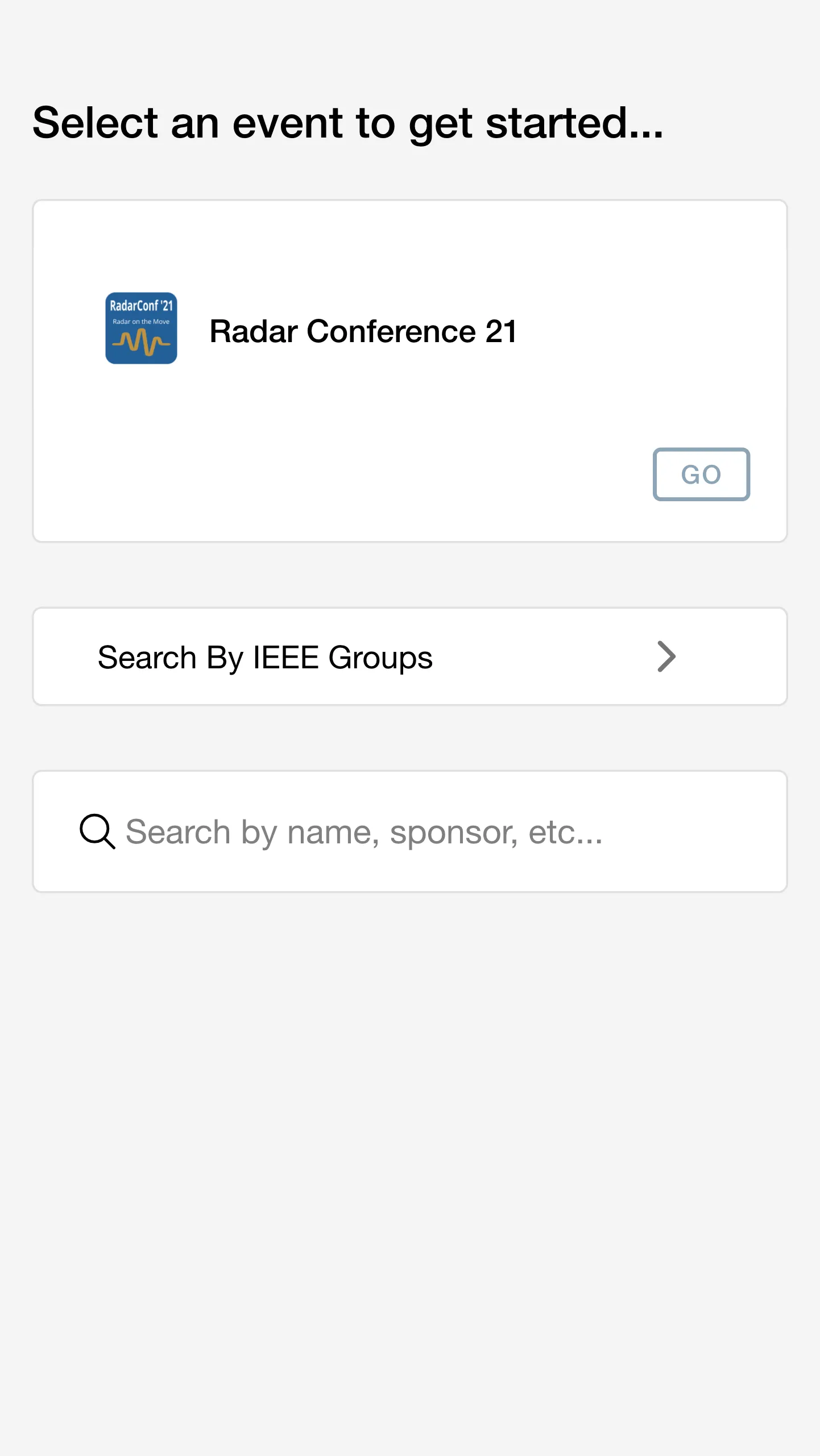 IEEE EventHub | Indus Appstore | Screenshot