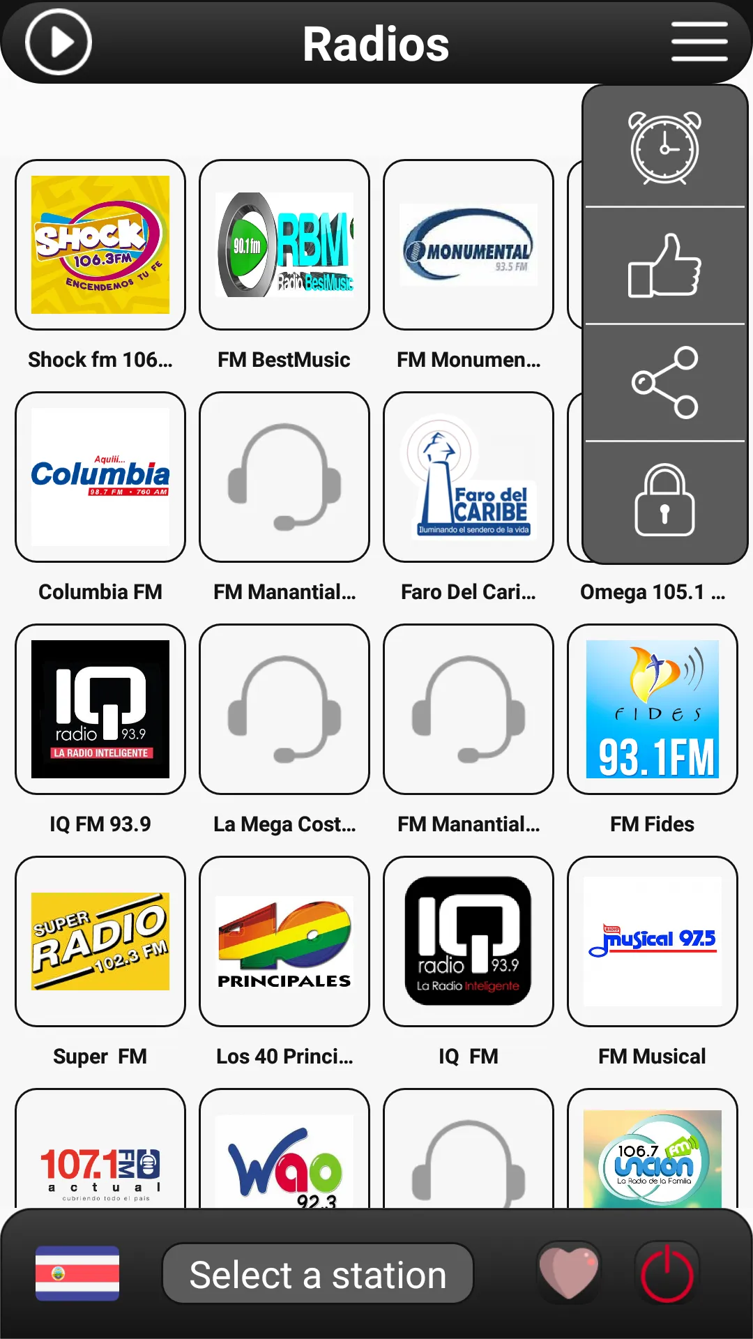 Costa Rica Radio FM | Indus Appstore | Screenshot