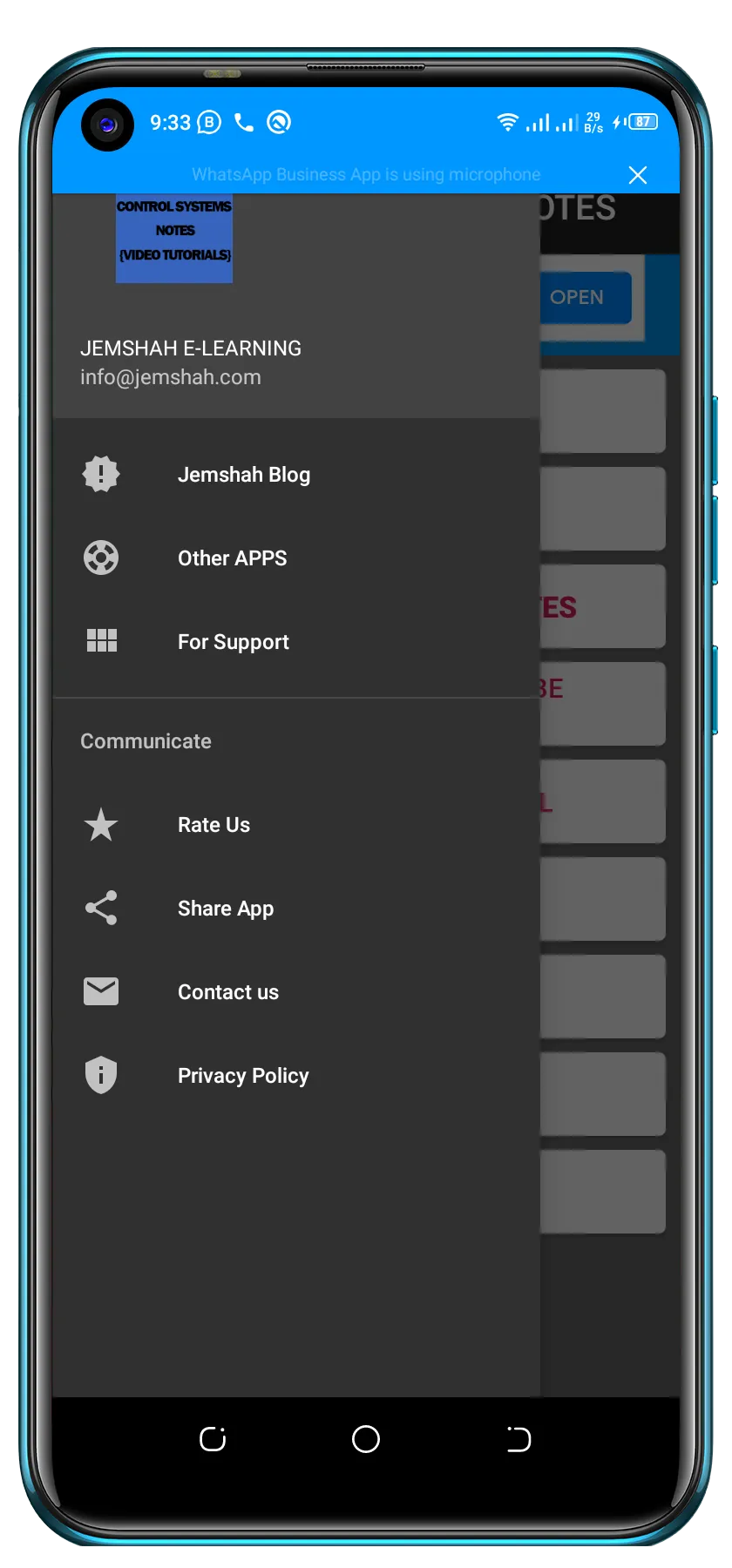 CONTROL SYSTEMS NOTES | Indus Appstore | Screenshot