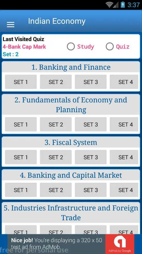 Indian Economy Banking Fin MCQ | Indus Appstore | Screenshot