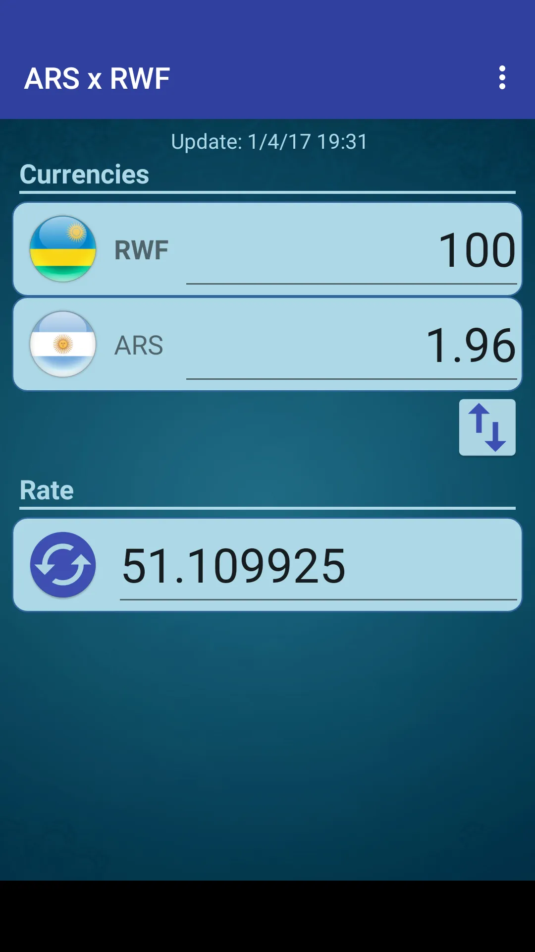 Argentine Peso x Rwanda Franc | Indus Appstore | Screenshot