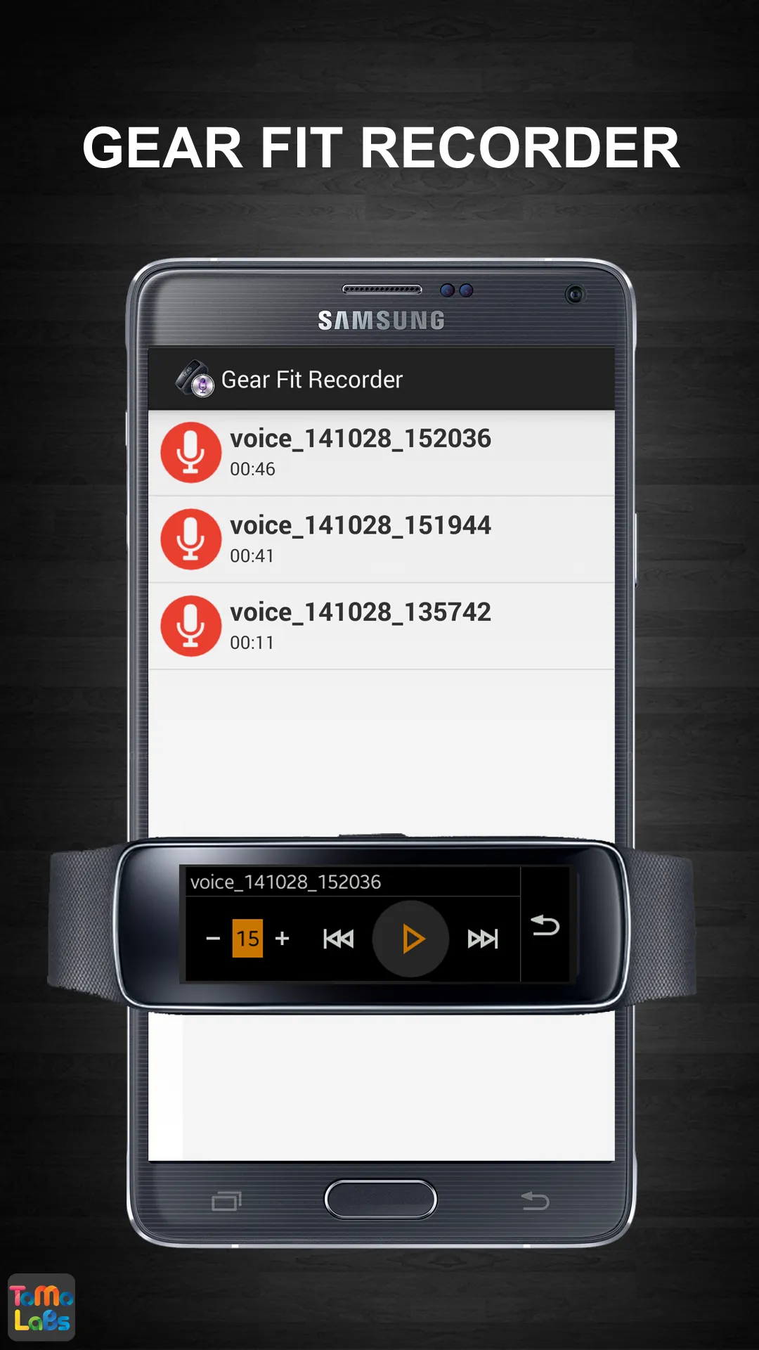 Gear Fit Recorder | Indus Appstore | Screenshot