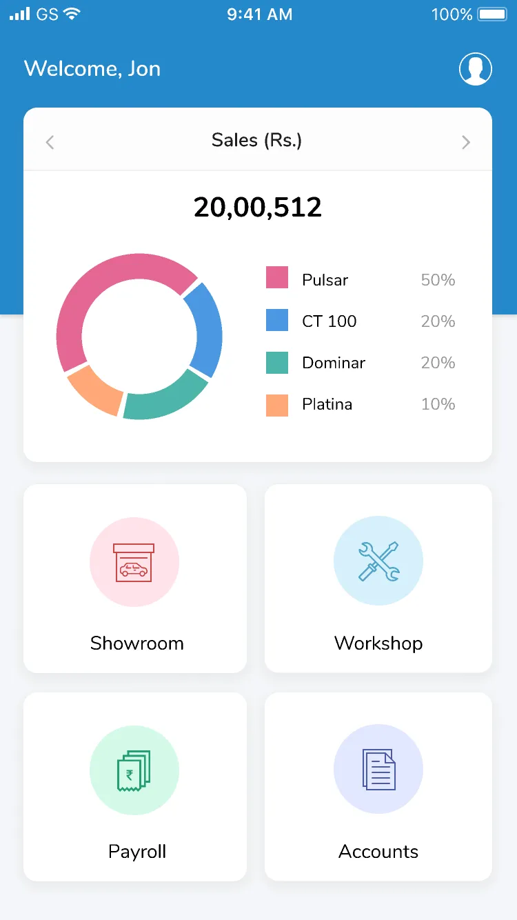 Automobile dealer software | Indus Appstore | Screenshot